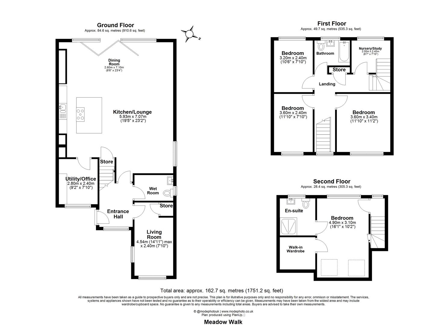 3, Meadow Walk, Standon floorplan