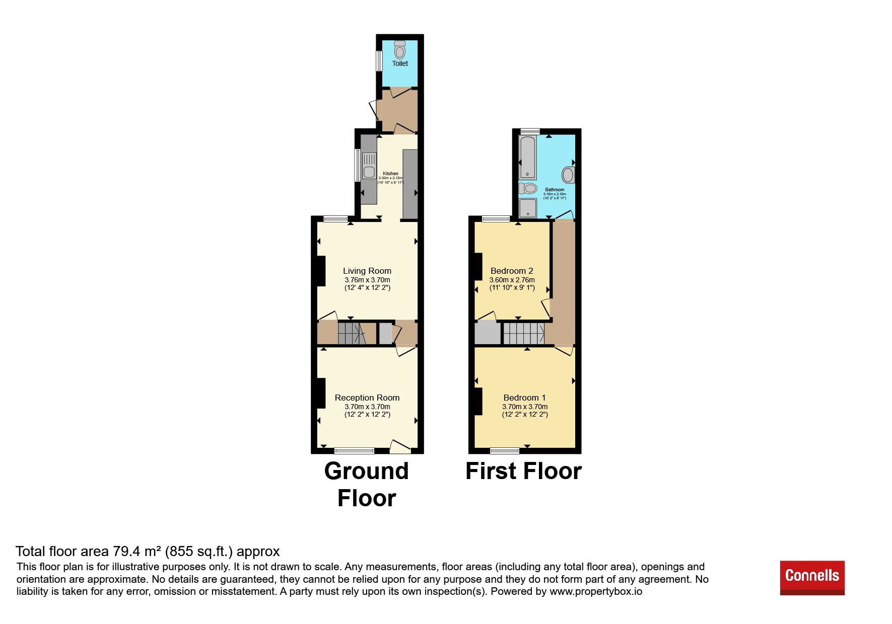 197, St. Johns Road, Cannock floorplan