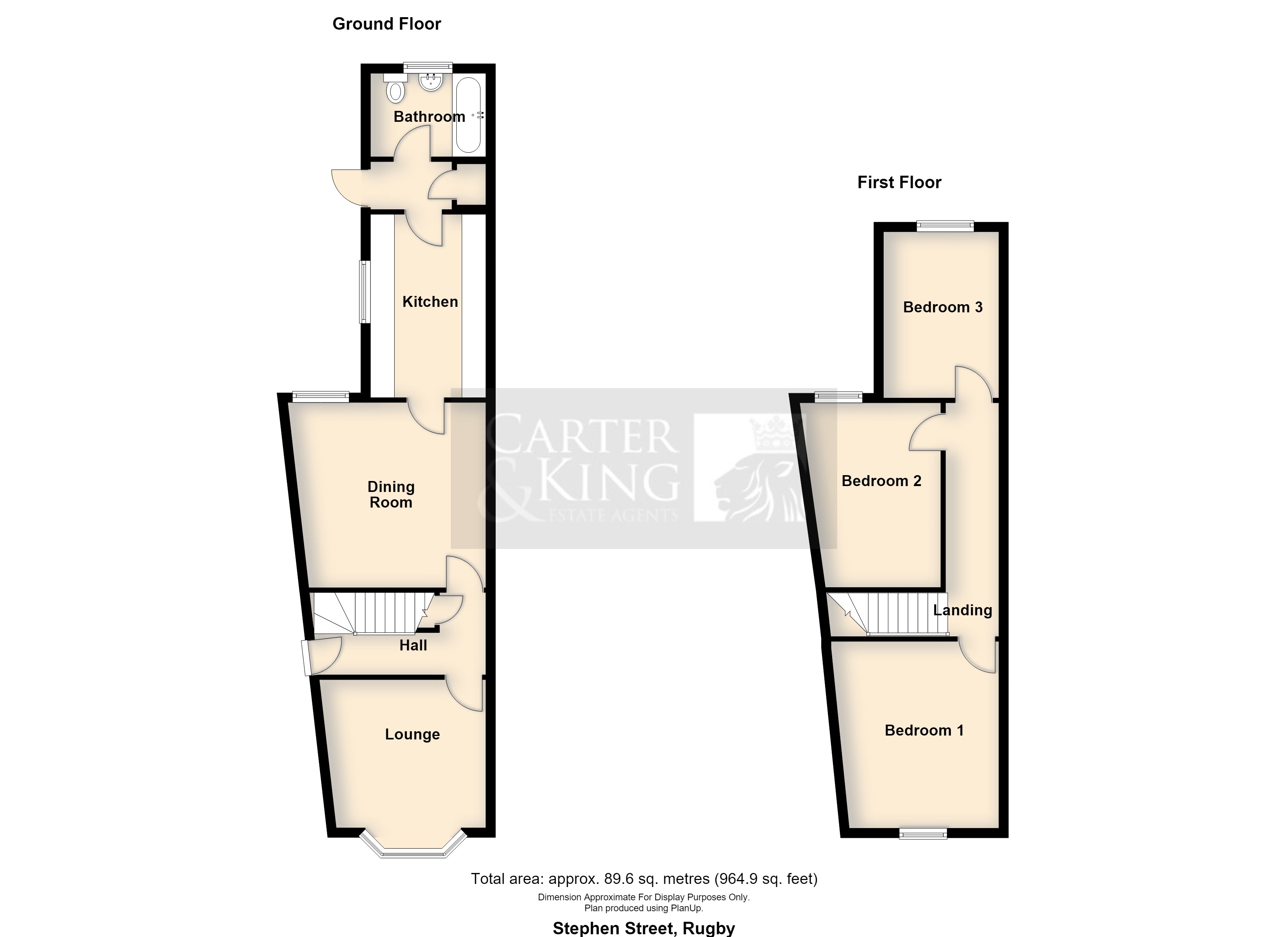 2, Stephen Street, Rugby floorplan