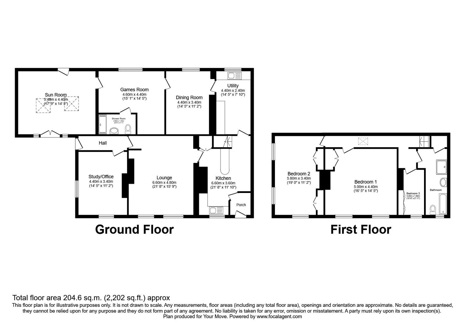 Roe Gate Farm,, Grains Road, Oldham floorplan