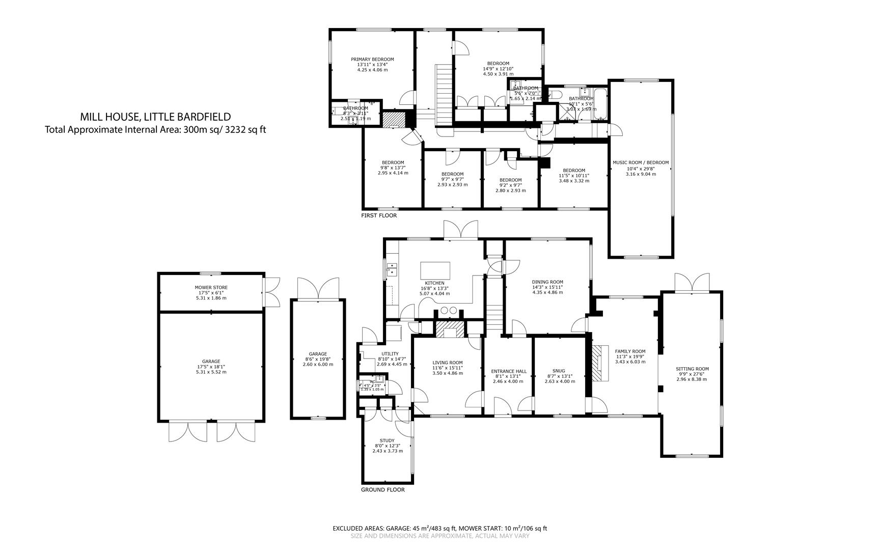 Mill House, Little Bardfield, Essex floorplan