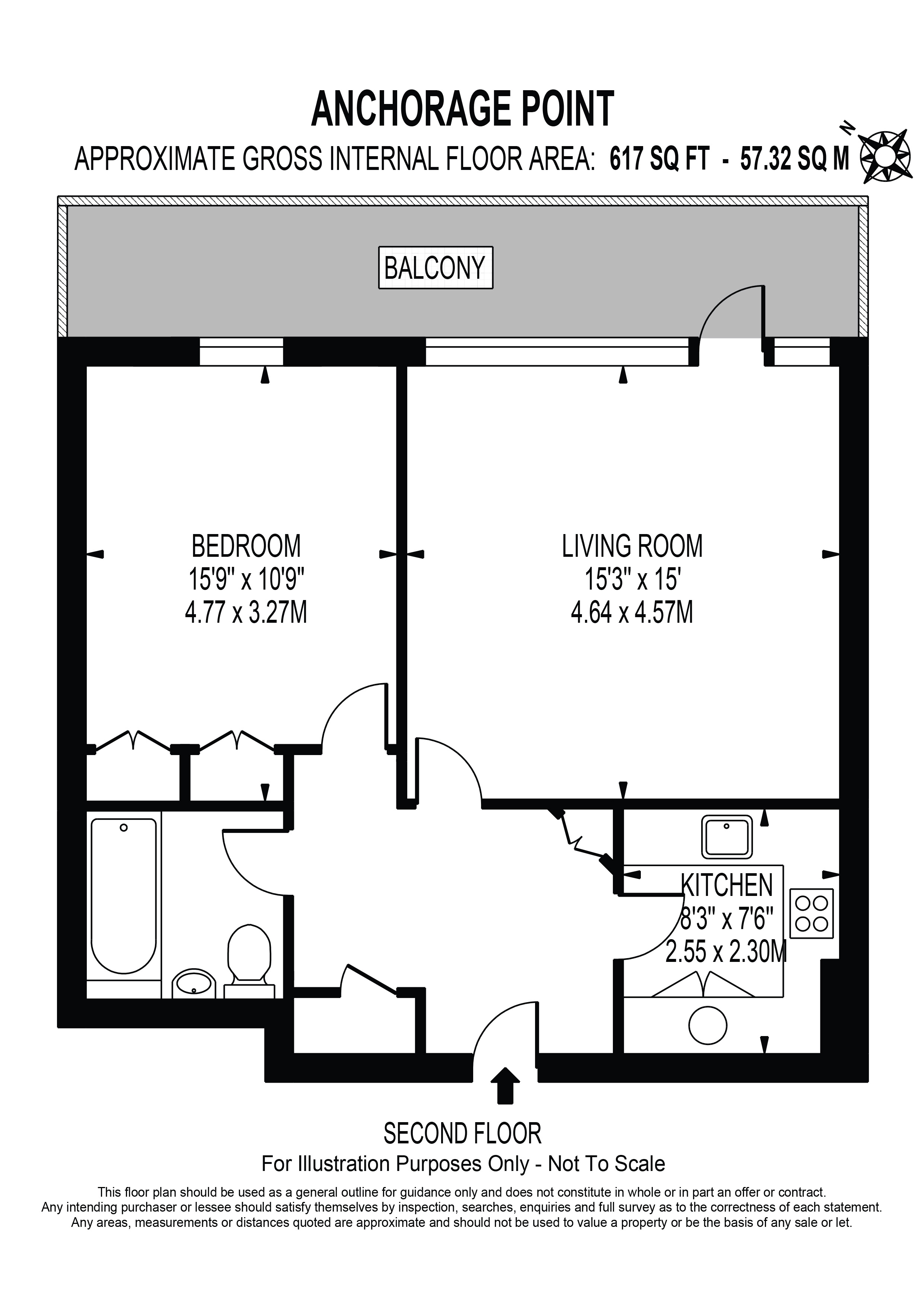 1 Bedrooms Flat for sale in Anchorage Point, Cuba Street, Canary Wharf E14