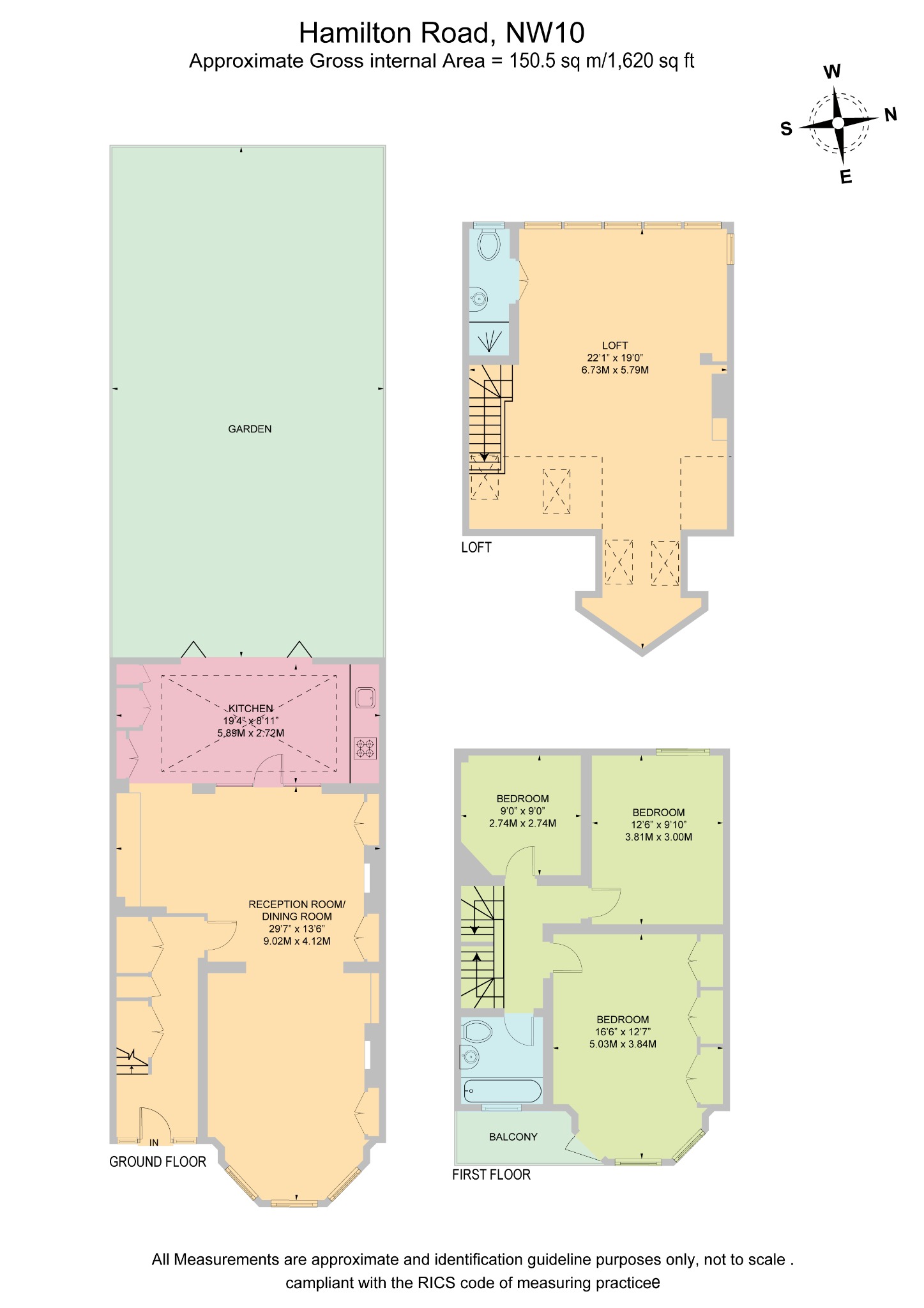 46 Hamilton Road, Dollis Hill, London floorplan