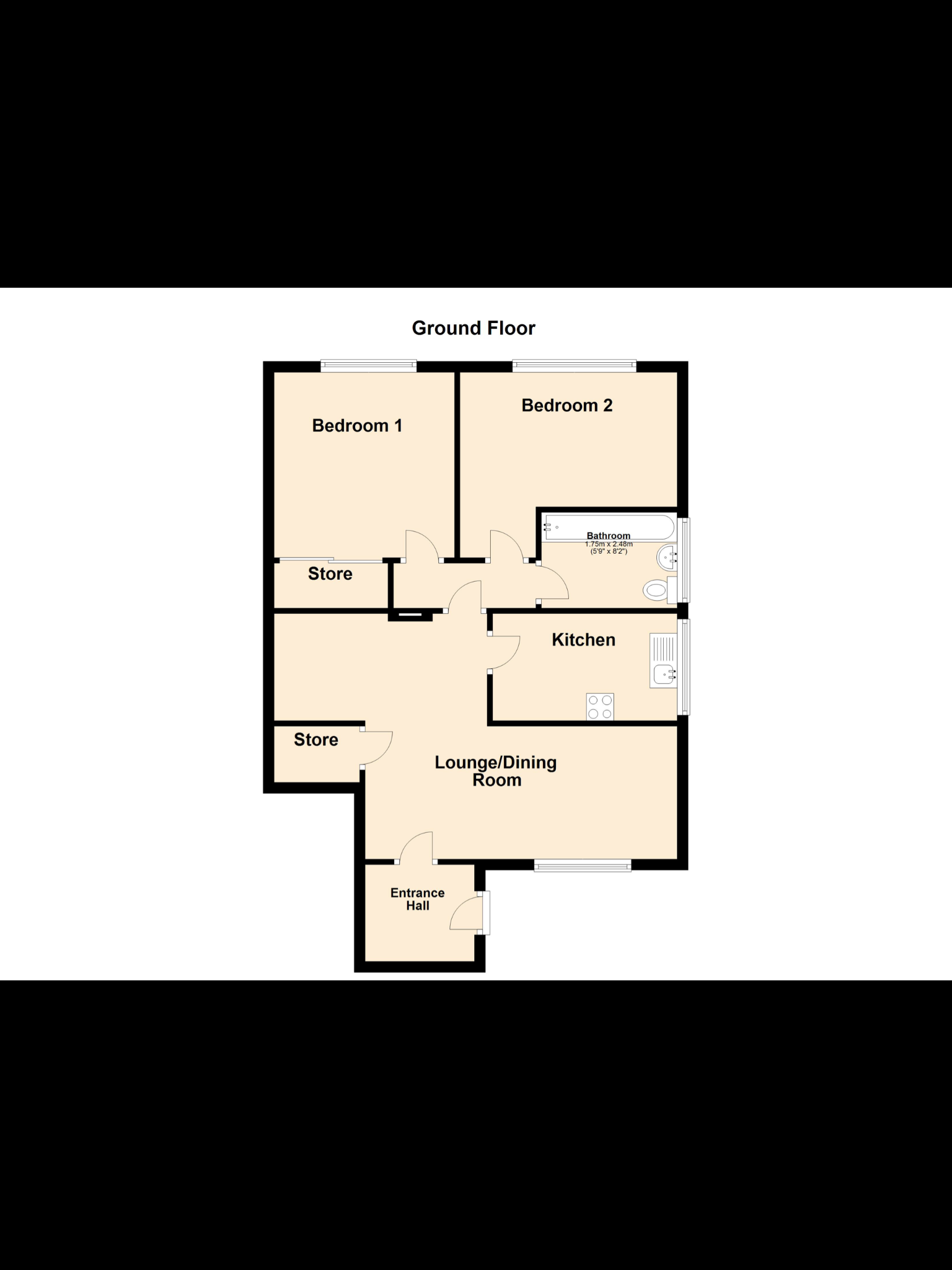 2 Bedrooms Flat for sale in Orchard Close, Dunsville, Doncaster DN7