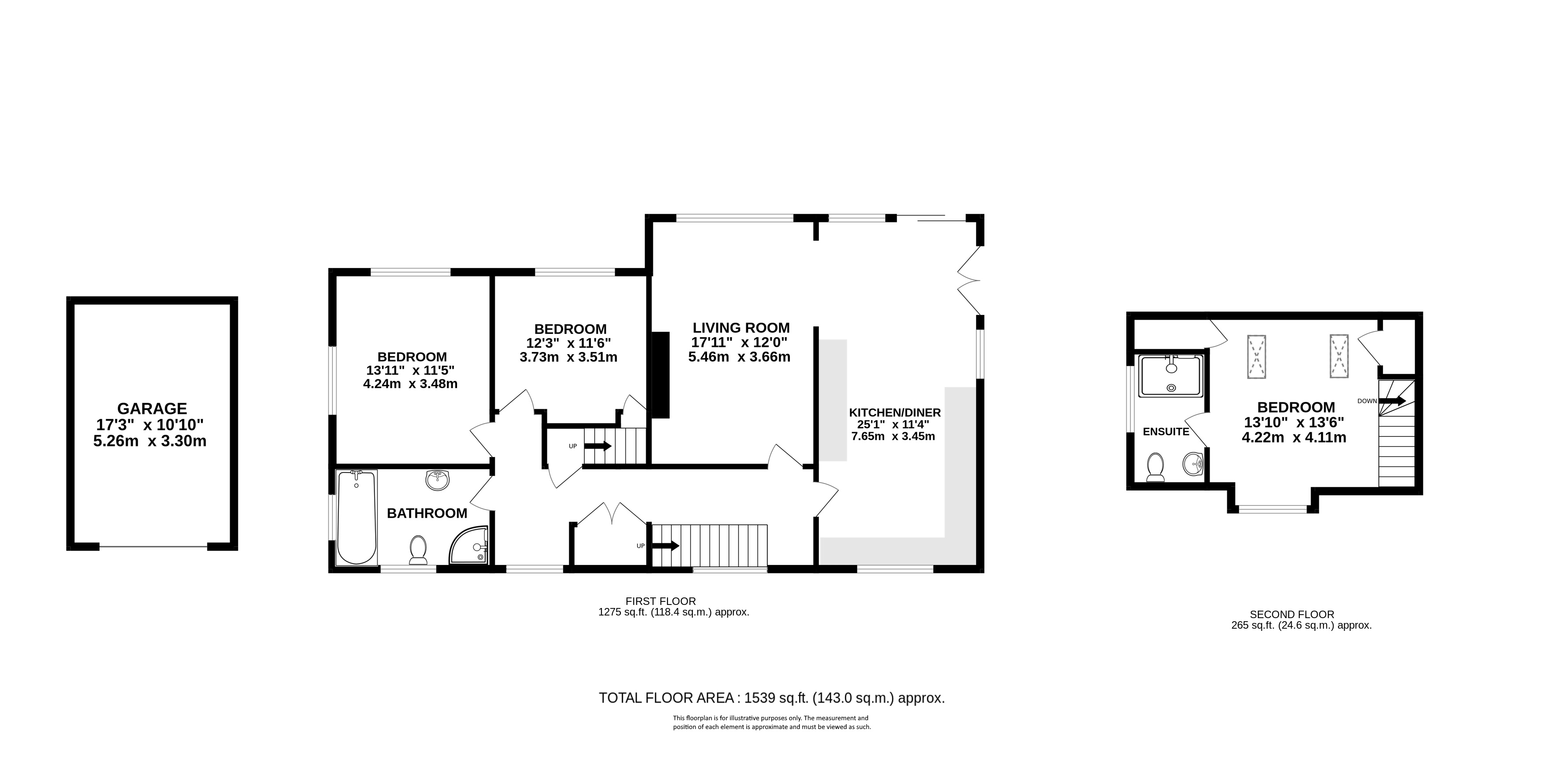 7, The Glade, Hertfordshire floorplan
