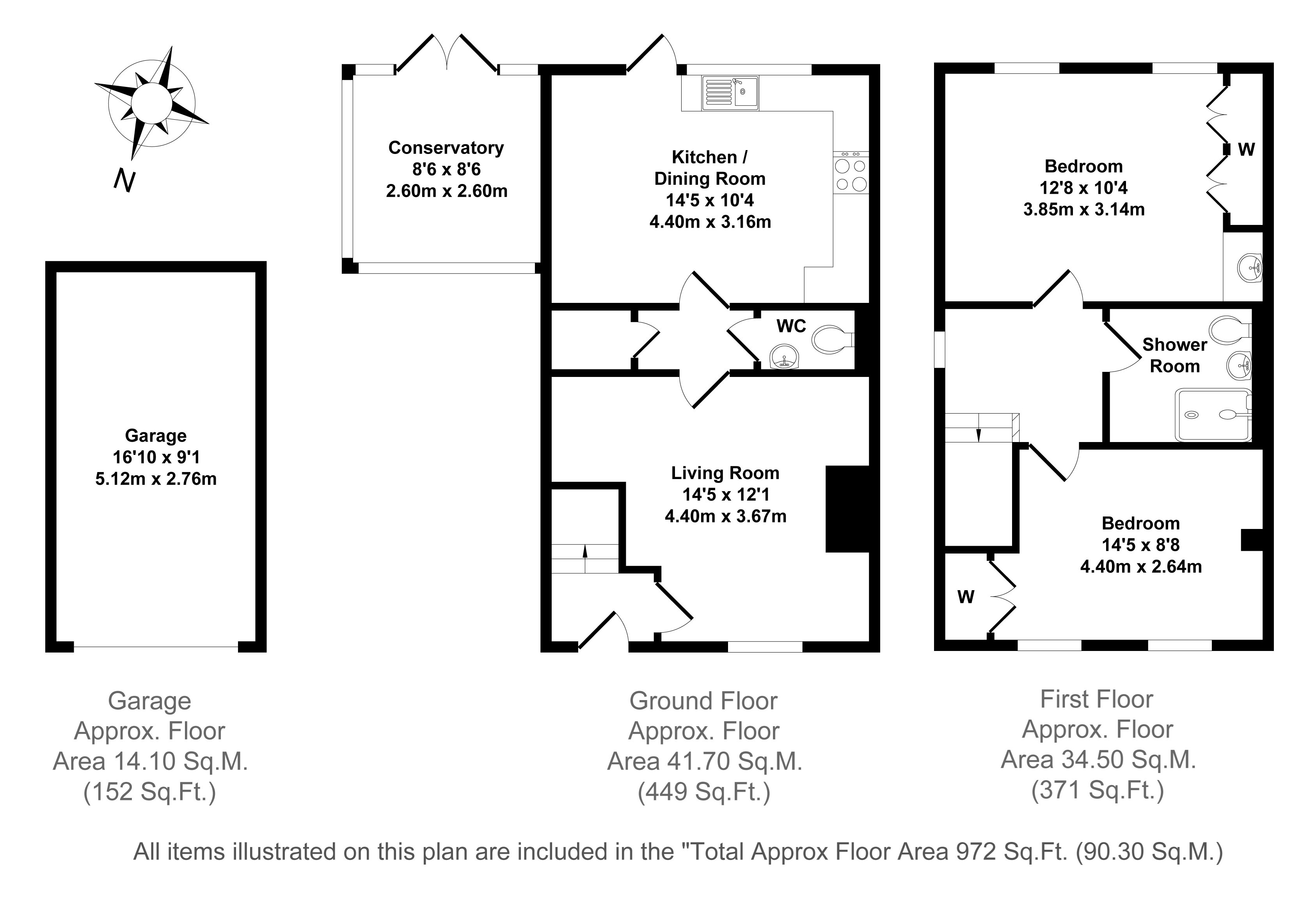 1, Tanners Court, Charlbury floorplan