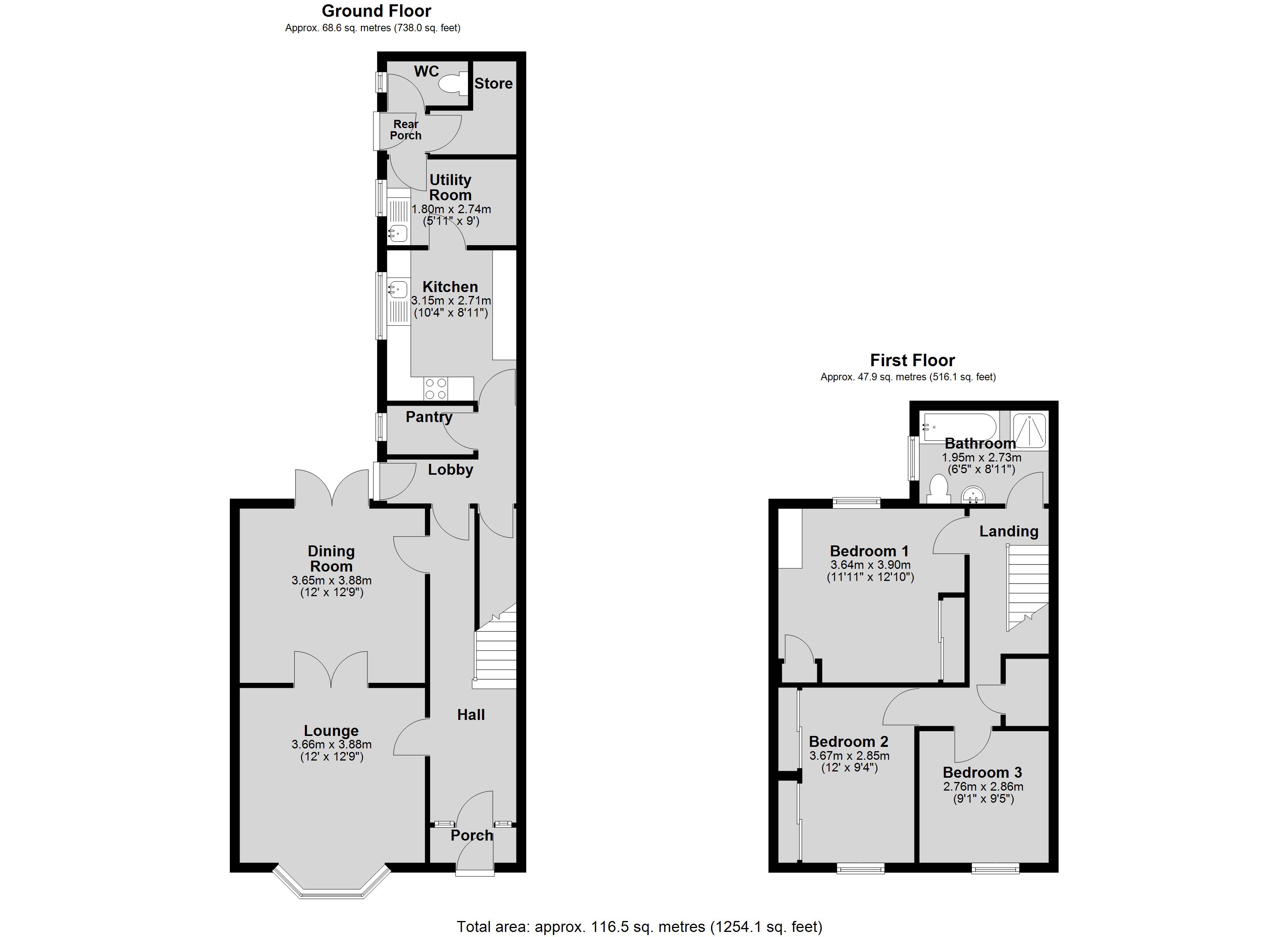 108, Hykeham Road, Lincoln floorplan