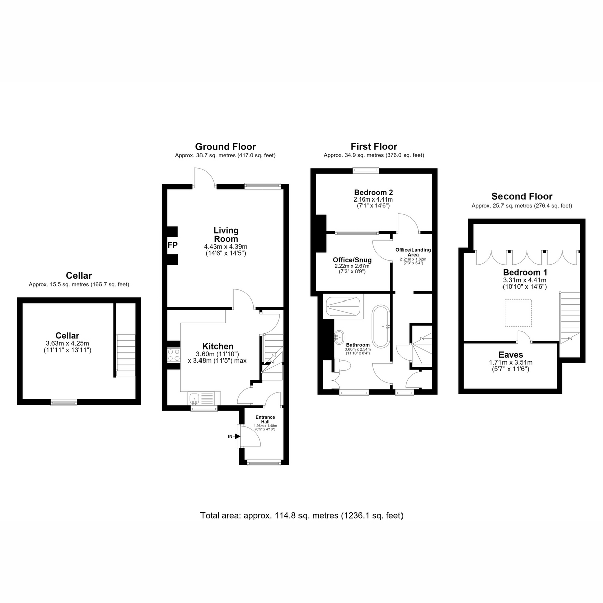 3, Hall Syke, Huddersfield floorplan