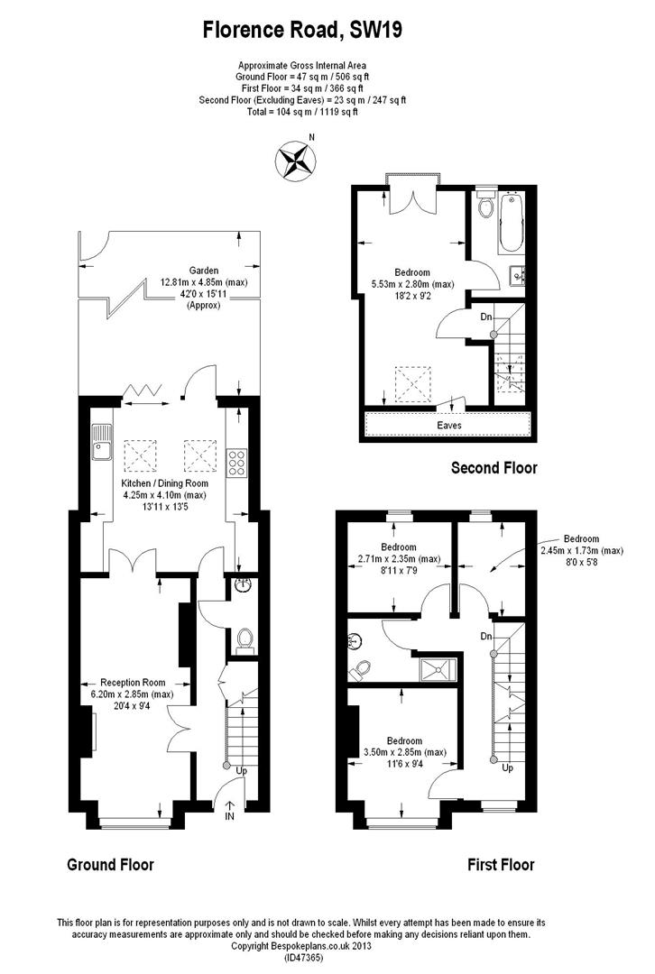 119, Florence Road, Wimbledon floorplan