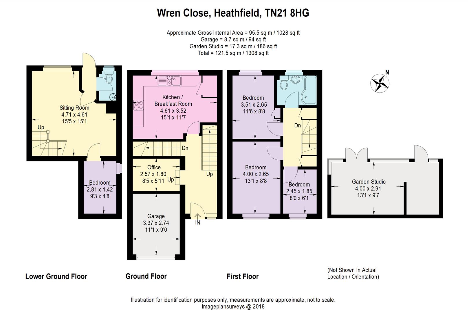 4 Bedrooms Semi-detached house for sale in Wren Close, Heathfield TN21