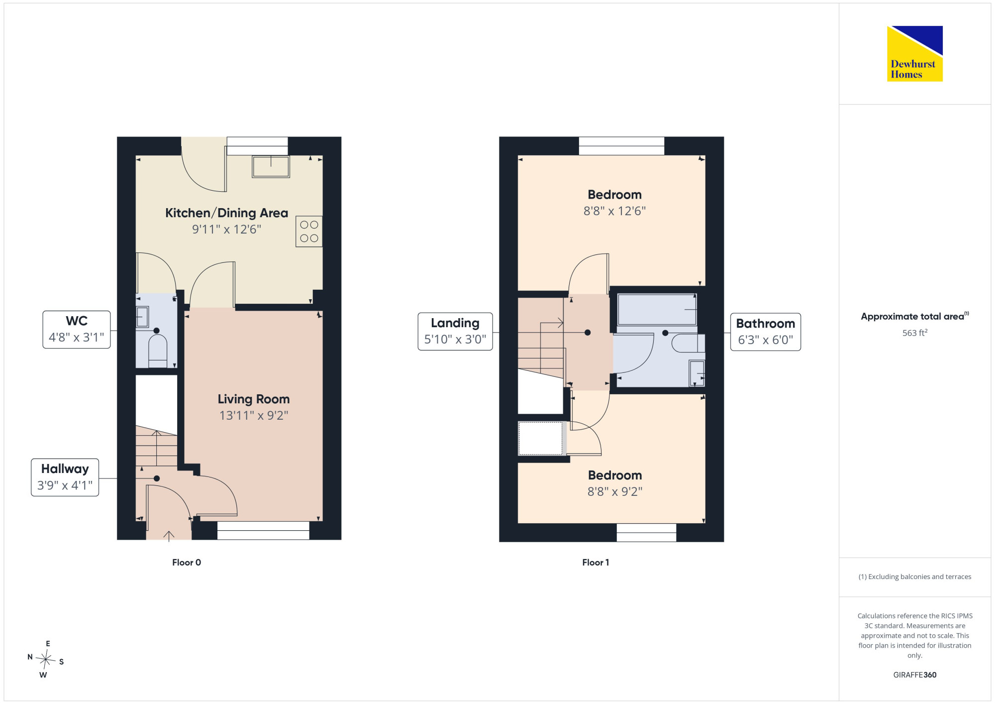 79, The Sidings, Barton floorplan