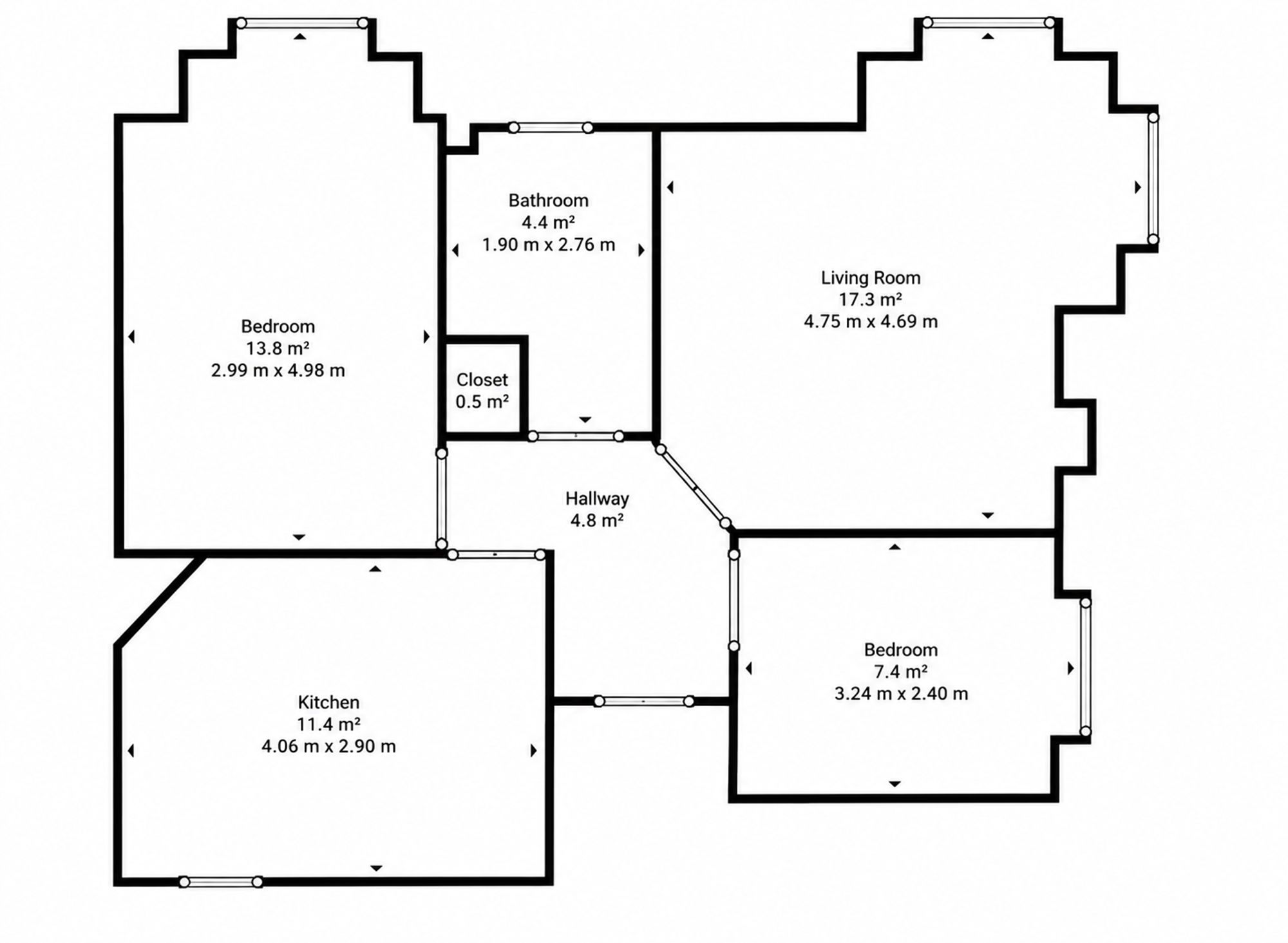 15 Shipman Road, Leicester floorplan