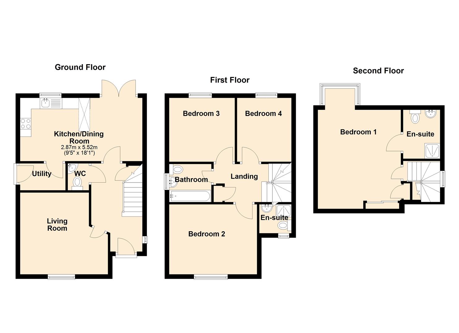 71,, Ffordd Y Meillion, Llanelli floorplan