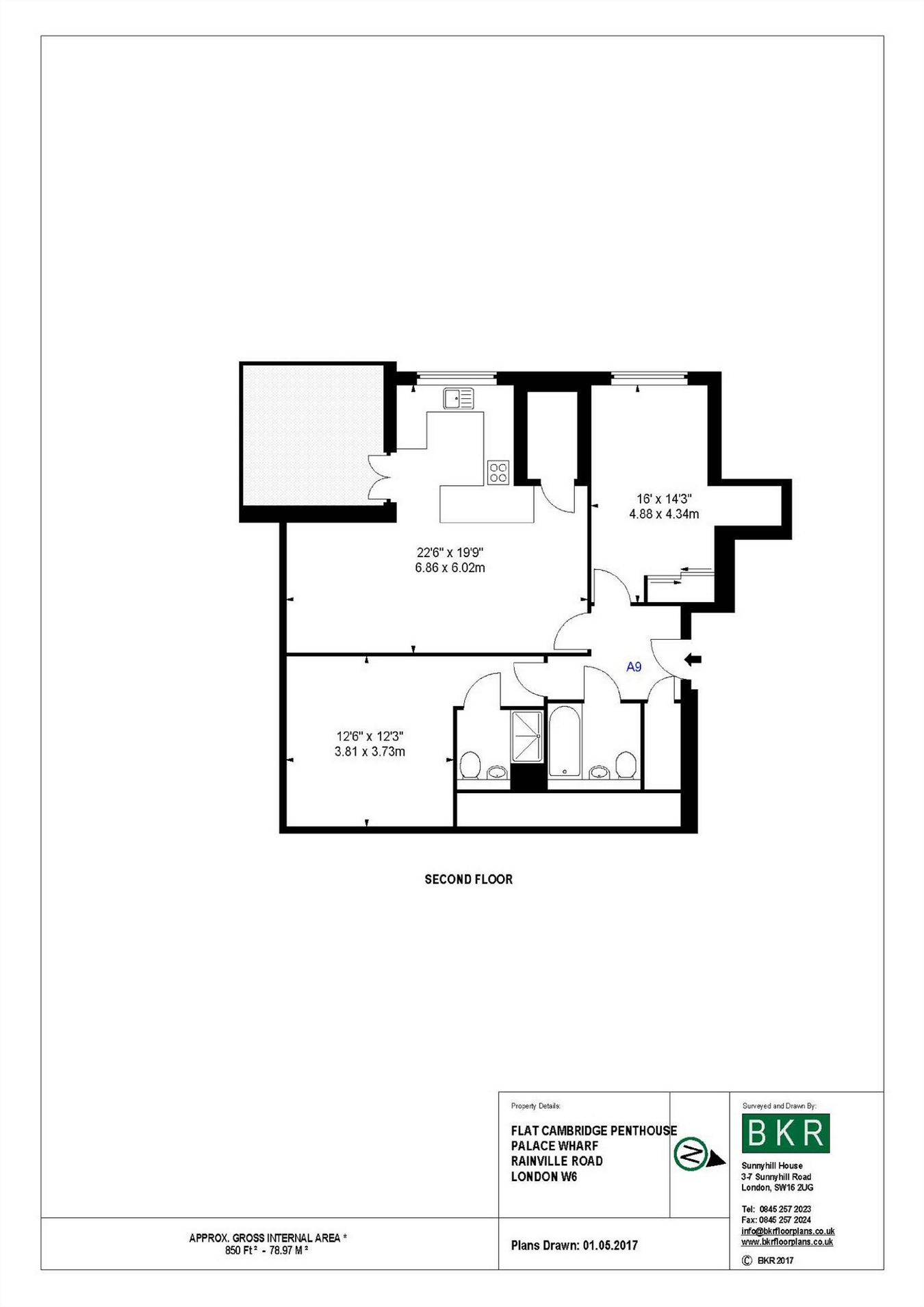 2 Bedrooms Flat to rent in Palace Wharf, Rainville Road, Fulham W6