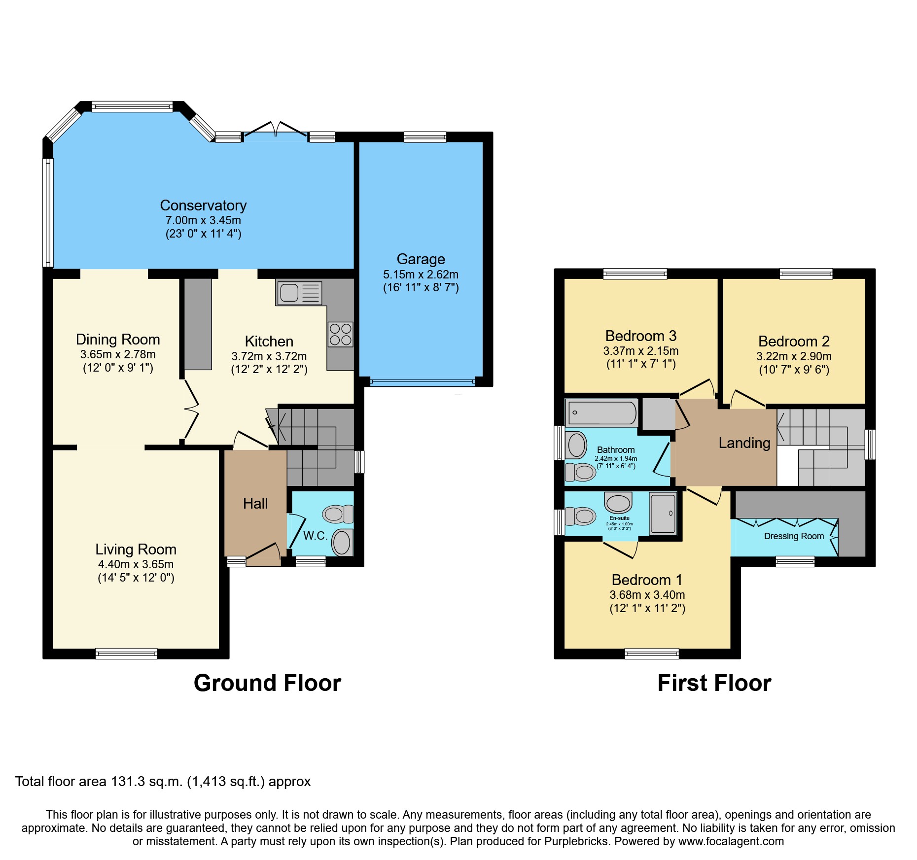 74, Campion Drive, Bristol floorplan