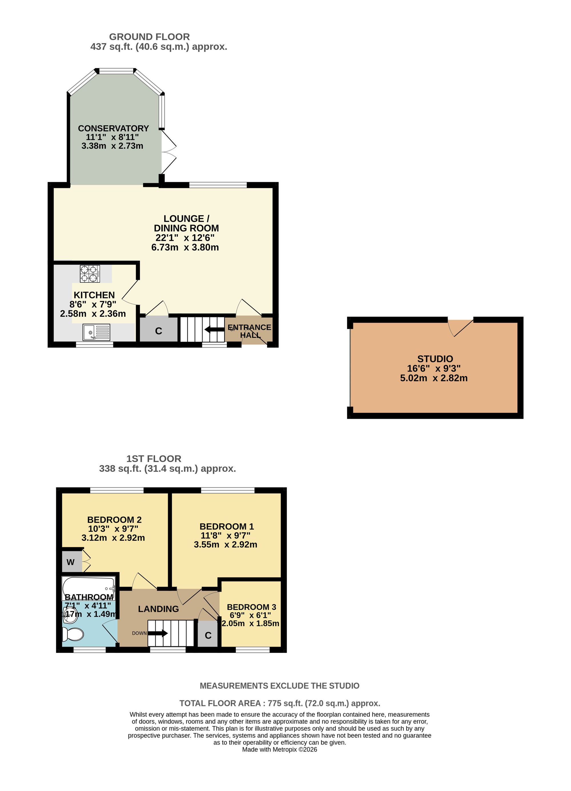 Marshalls Close, London, N11 floorplan