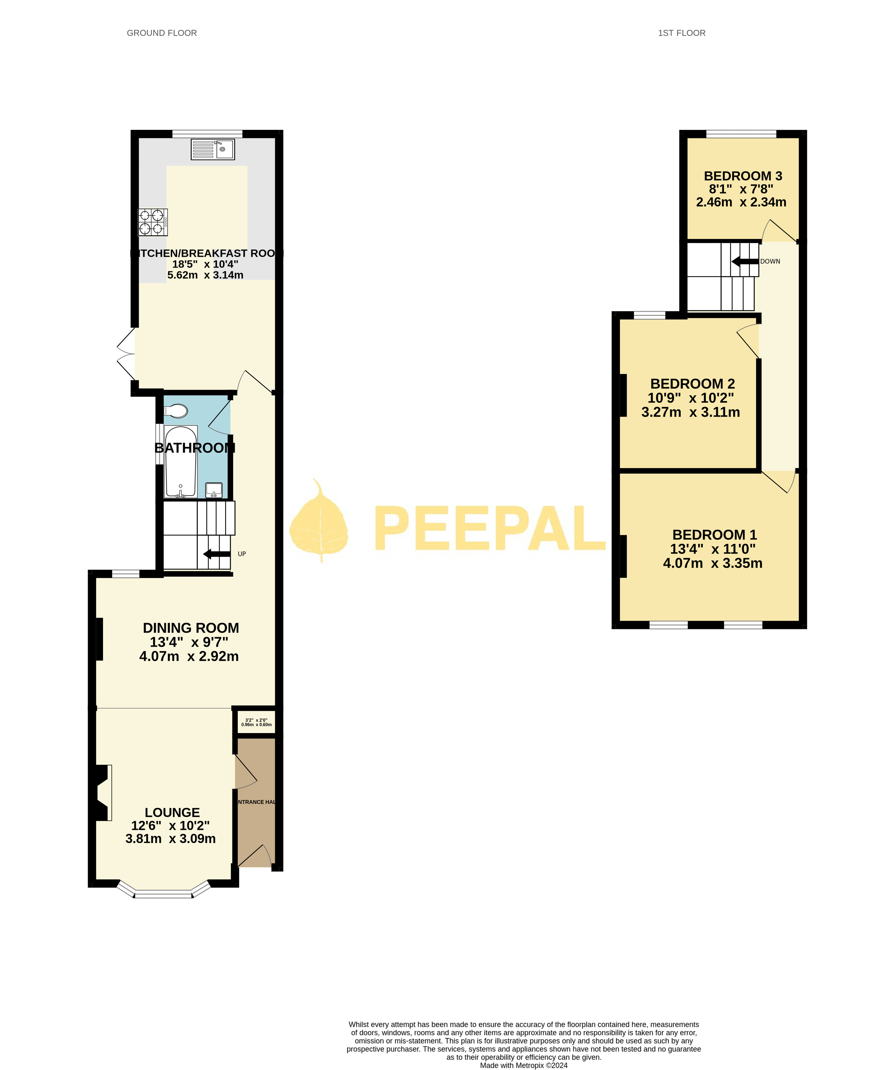 17, Connaught Road, Aldershot floorplan