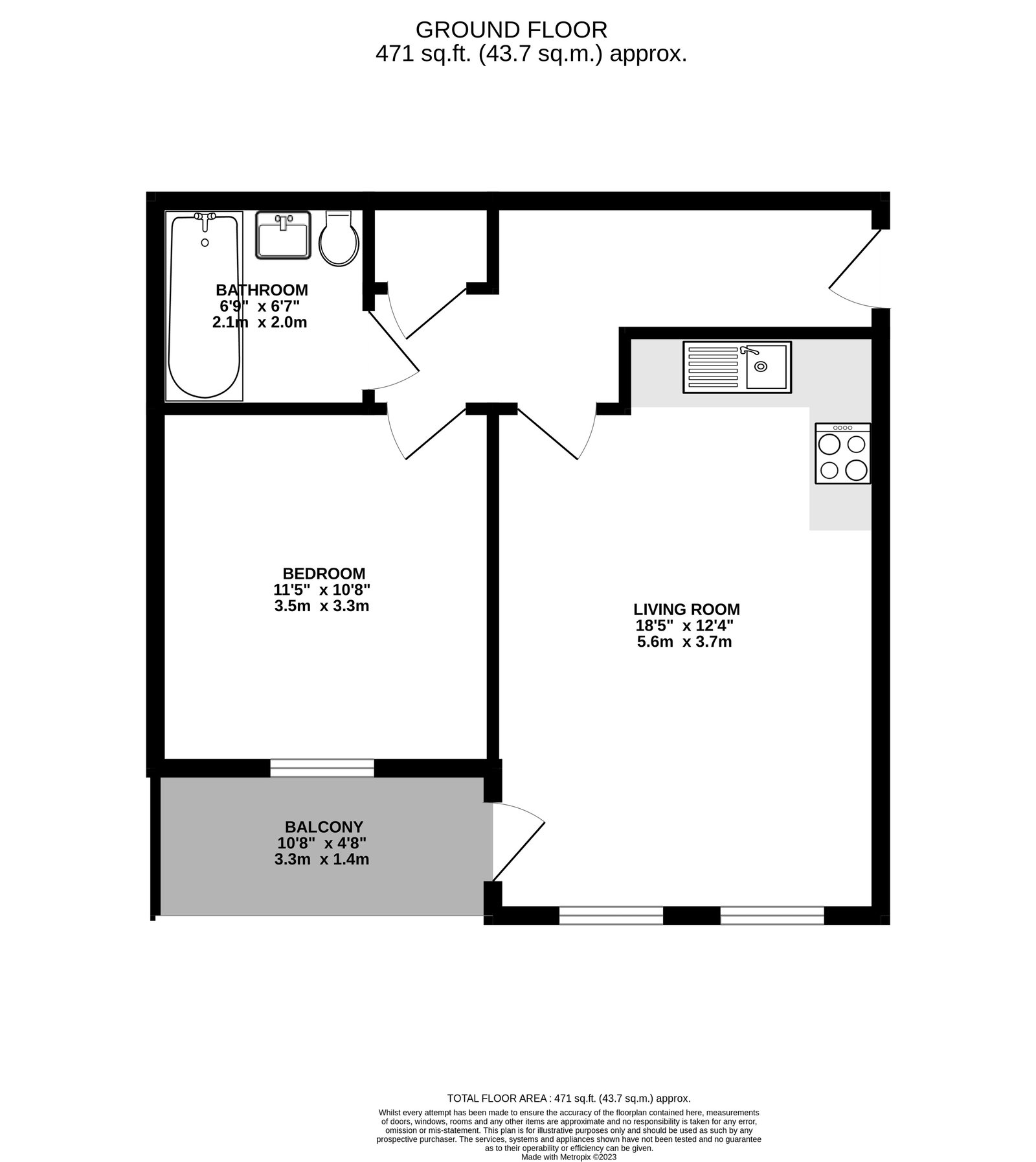 250 The Quays, Salford Quays floorplan
