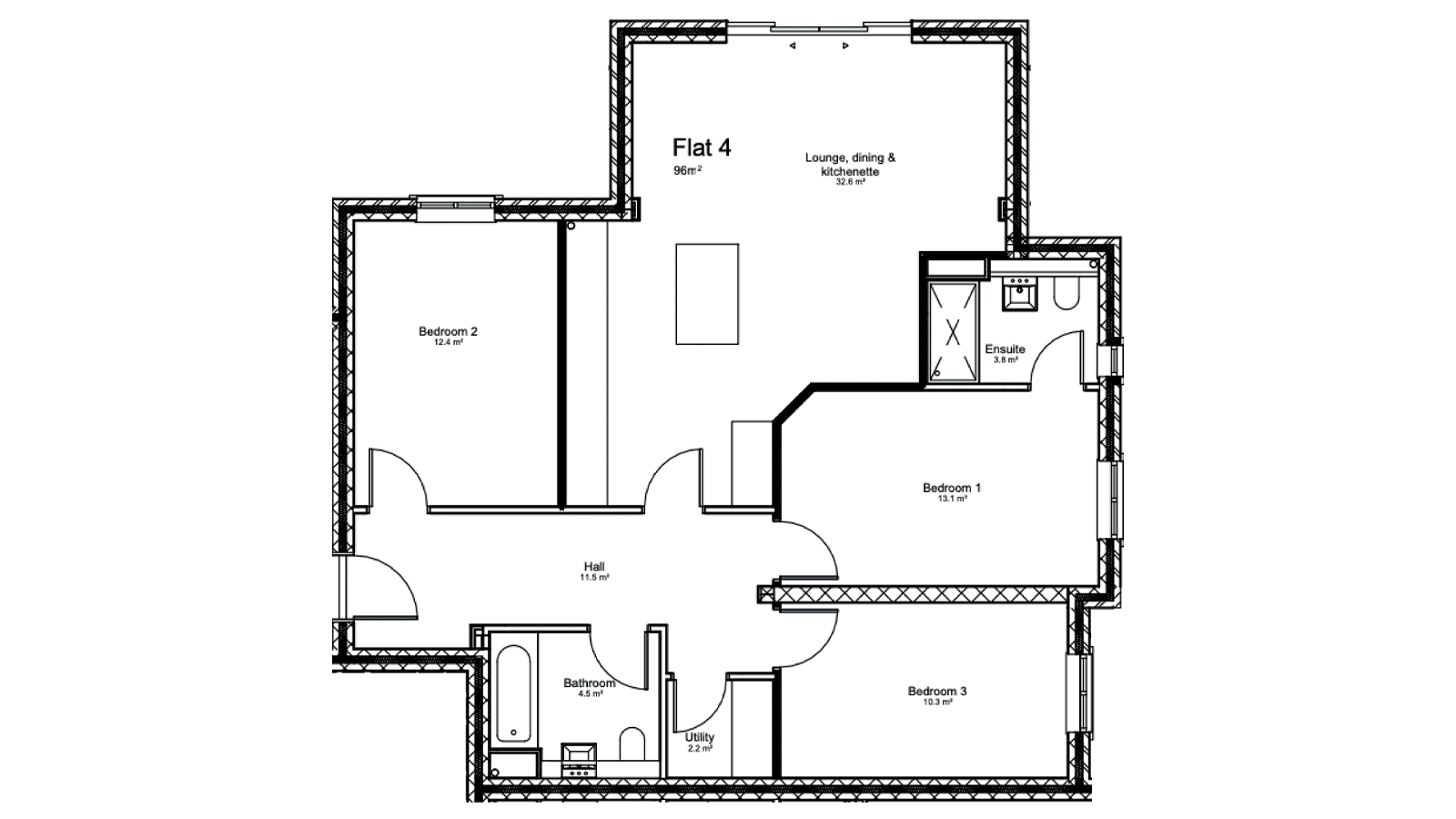 41 Shenfield Road, Shenfield, Brentwood CM15, 3 bedroom flat for sale