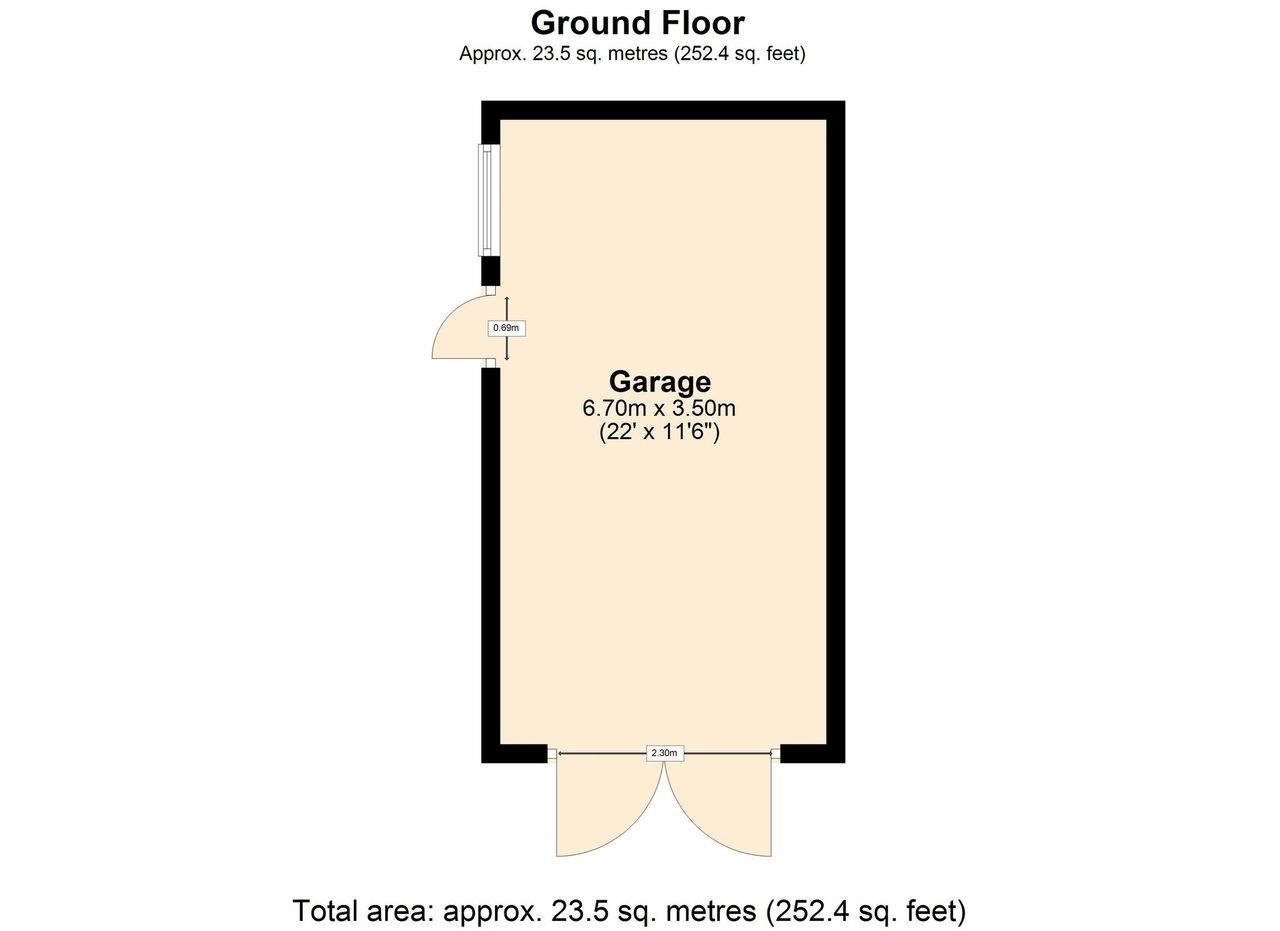 Garage, 117, Hadleigh Road, Essex floorplan
