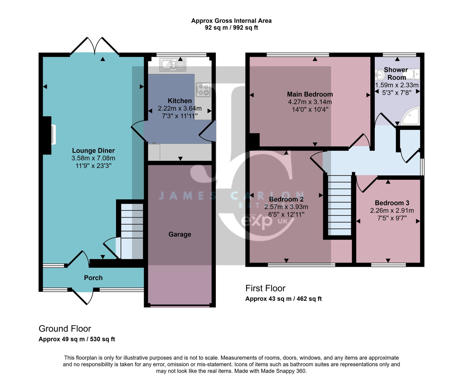 5, Mill Lane, Broseley floorplan