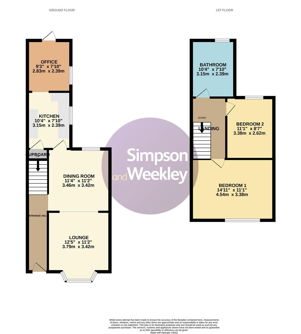 11, Denmark Road, Rushden floorplan