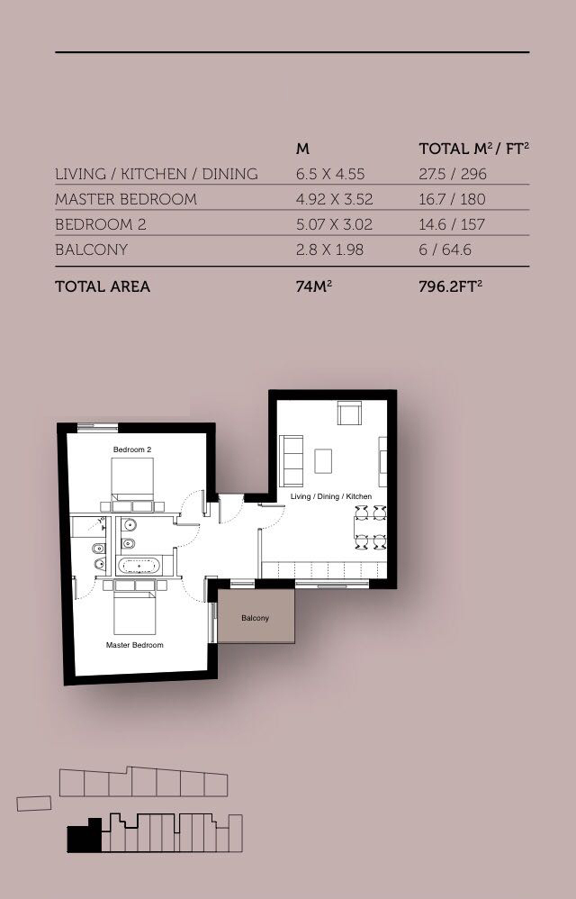 2 Bedrooms Flat to rent in Hand Axe Yard, St Pancras Place, Kings Cross WC1X