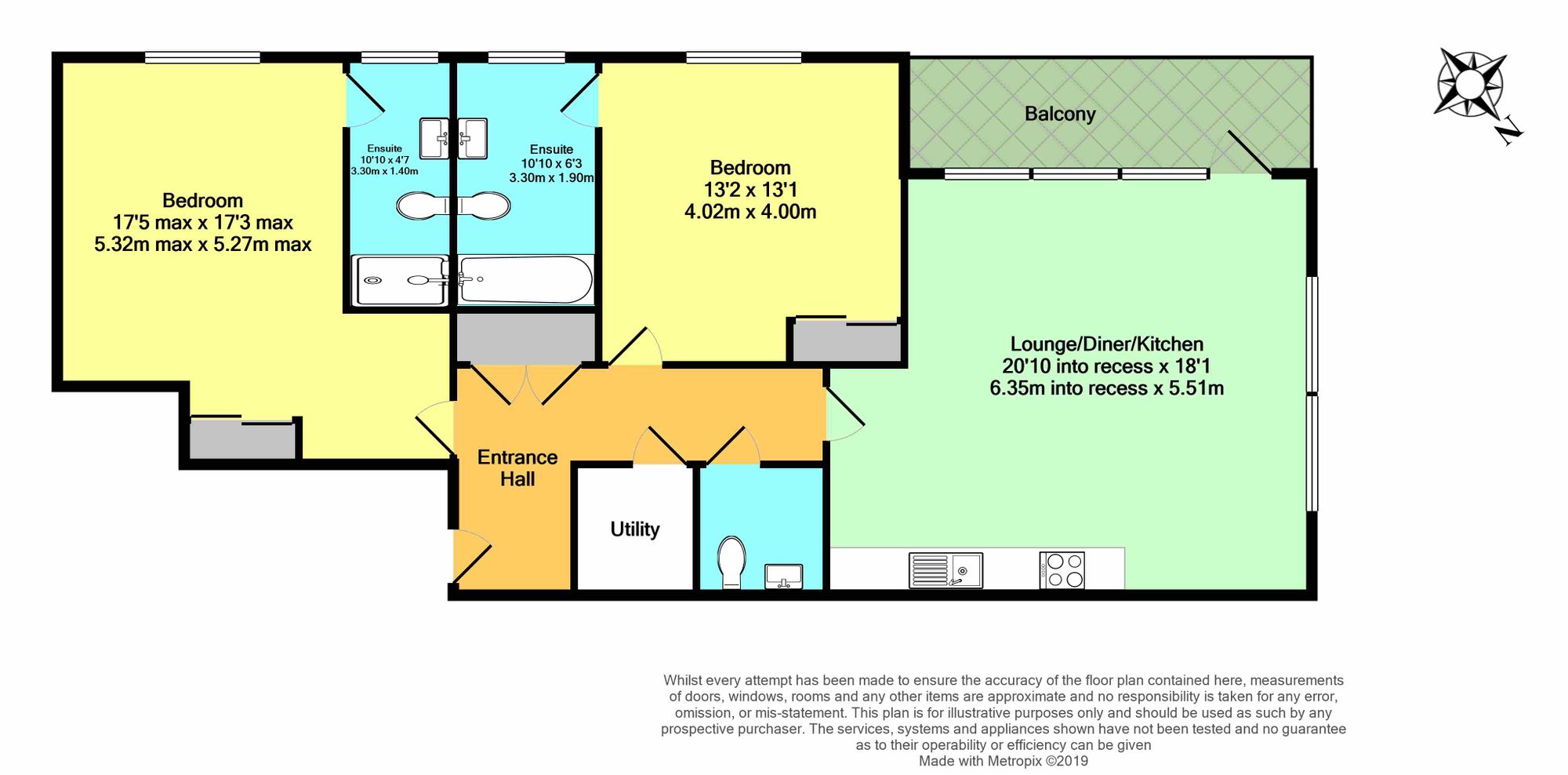 Victoria Road, Bridgewater House TN23, 2 bedroom flat to rent