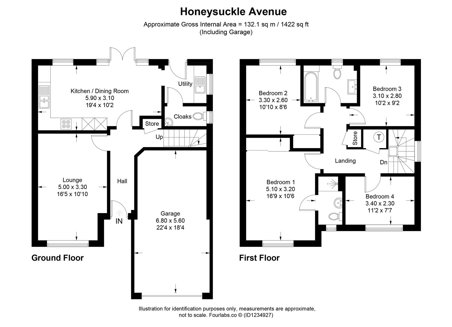 23, Honeysuckle Avenue, Cheltenham floorplan