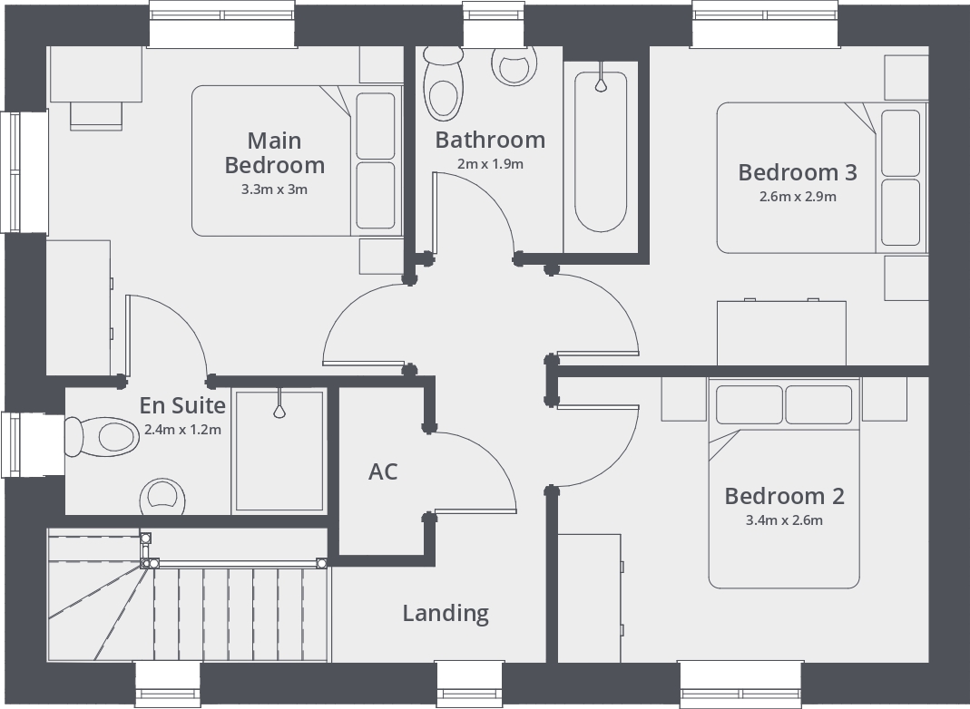 Hemlock Gate, The Poppy, Coventry Lane, Nottingham floorplan