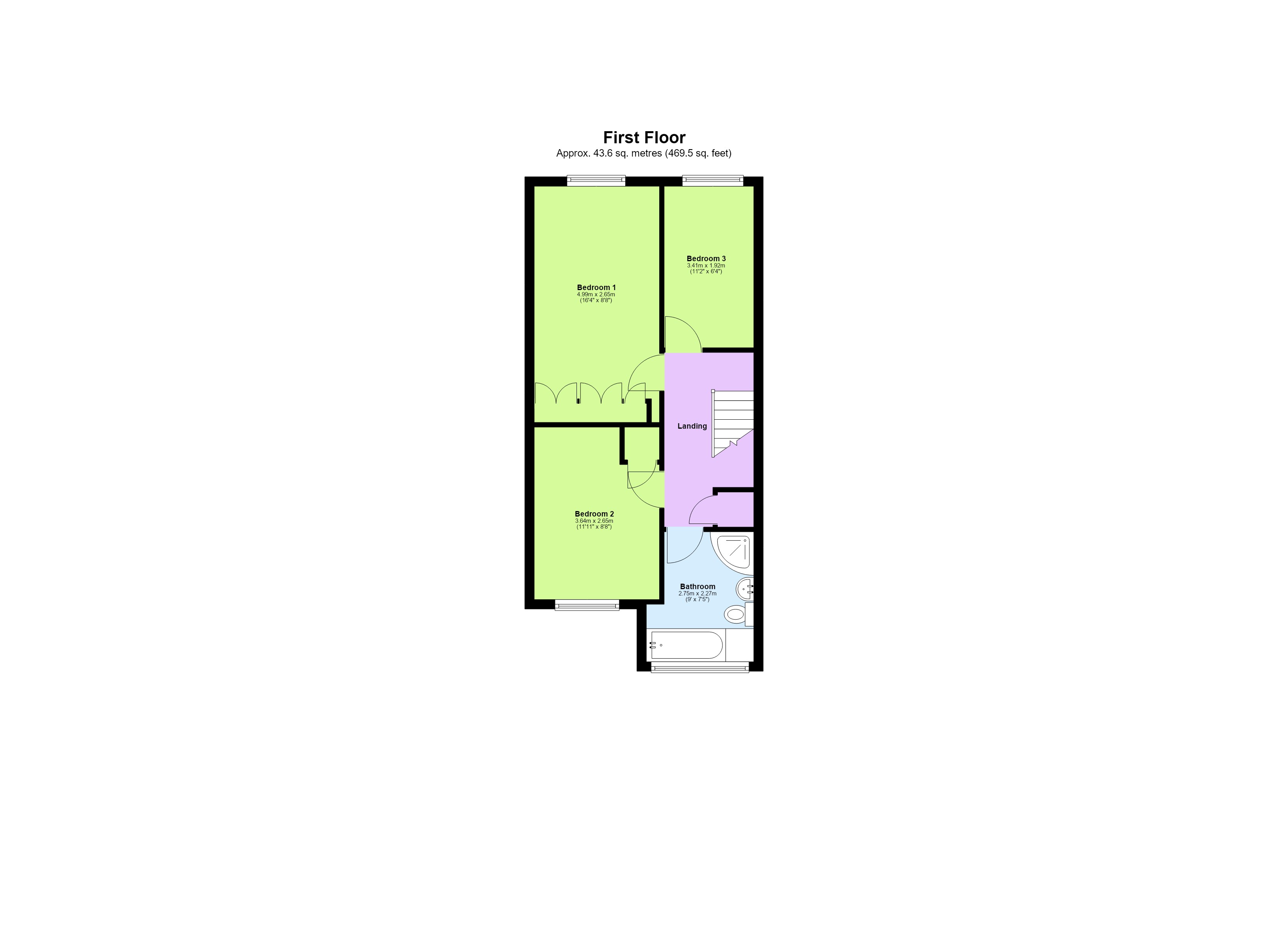 51, Kingsland Road, Hertfordshire floorplan