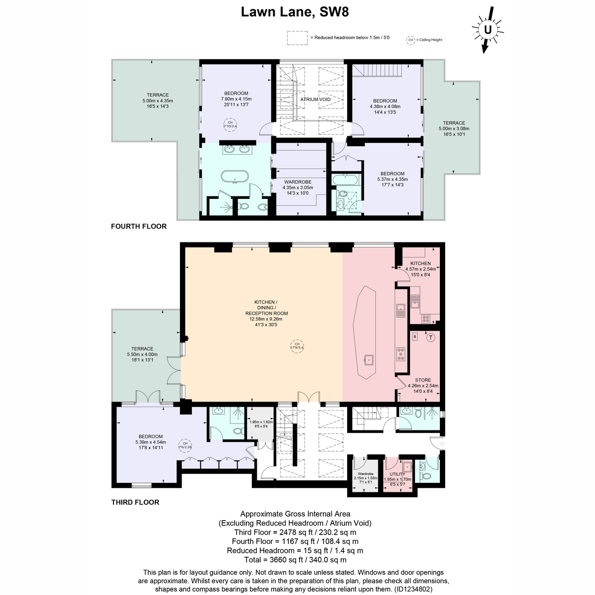 Flat 39, 12, Lawn Lane, London floorplan