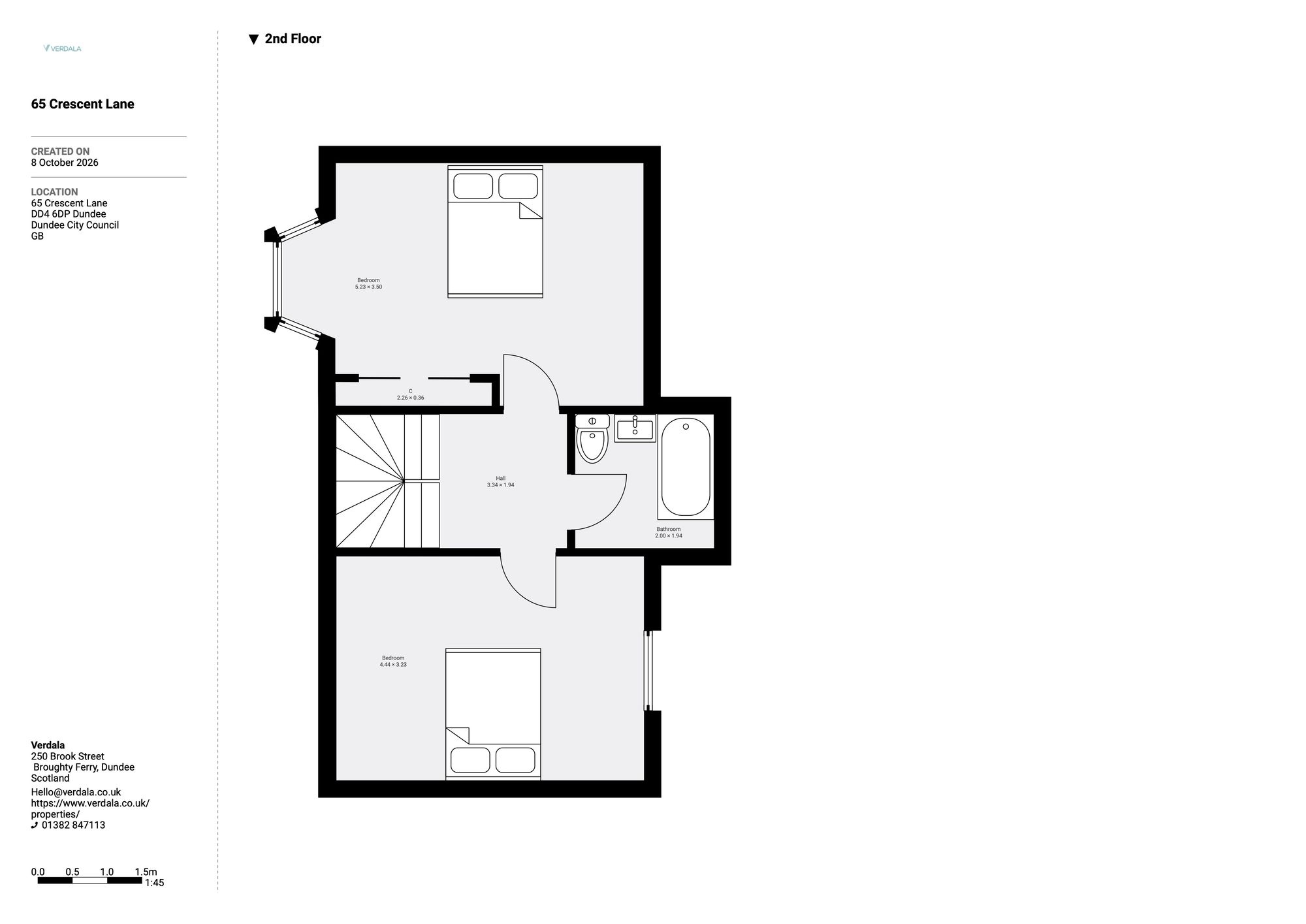 65 Crescent Lane, Dundee floorplan