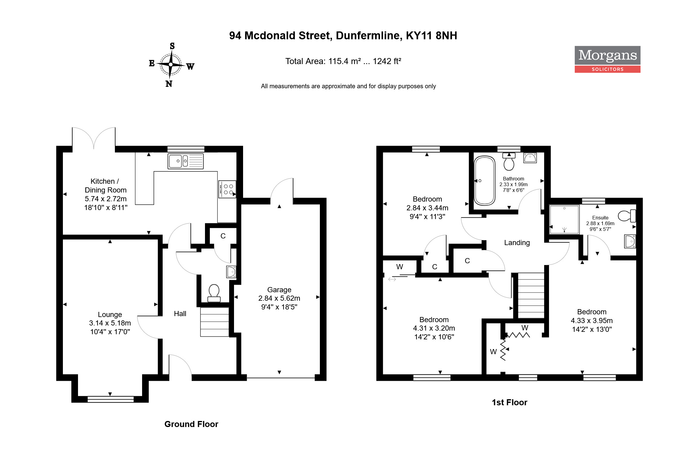 94, McDonald Street, Dunfermline floorplan