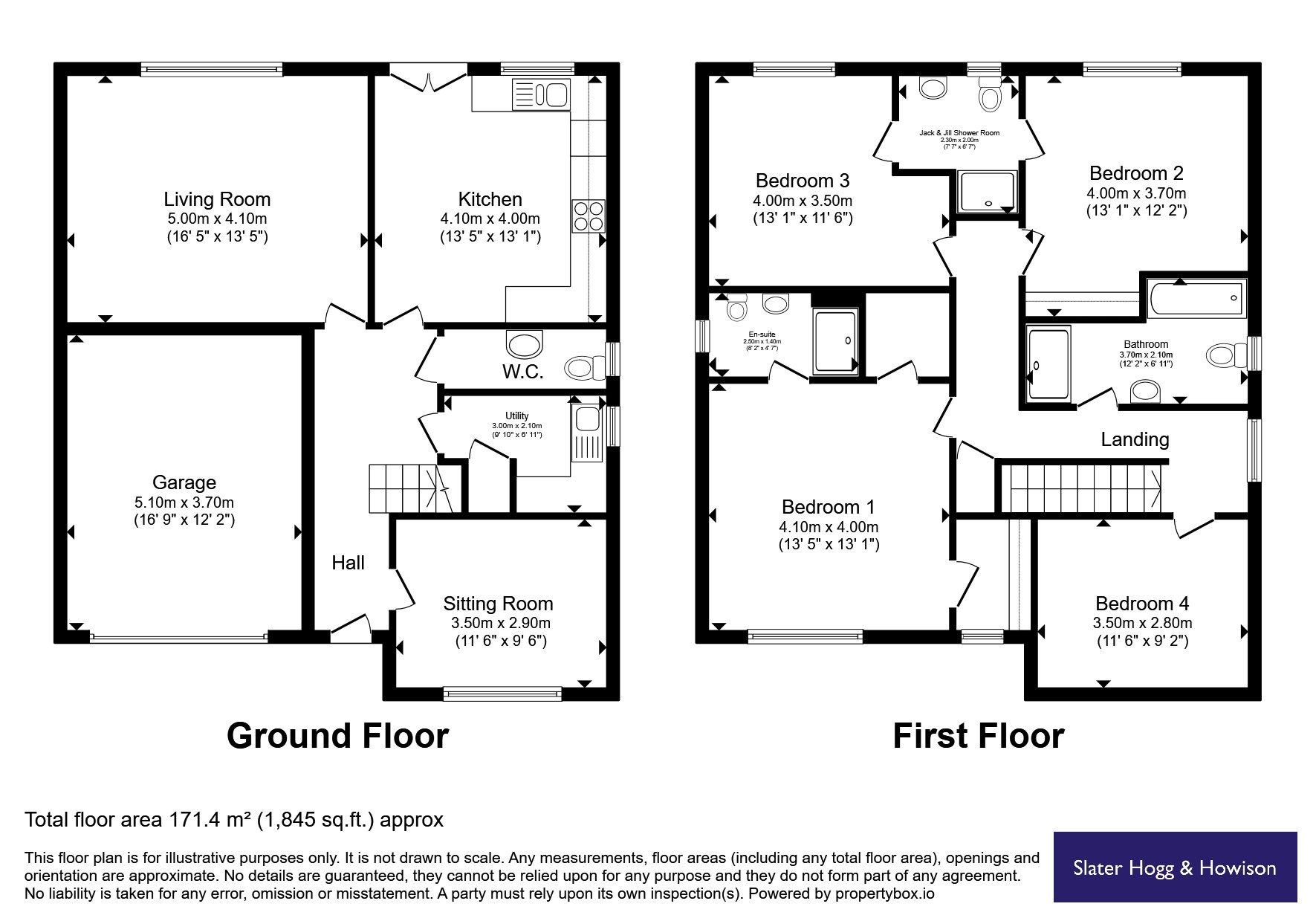 8, Raeside Grove, Glasgow floorplan