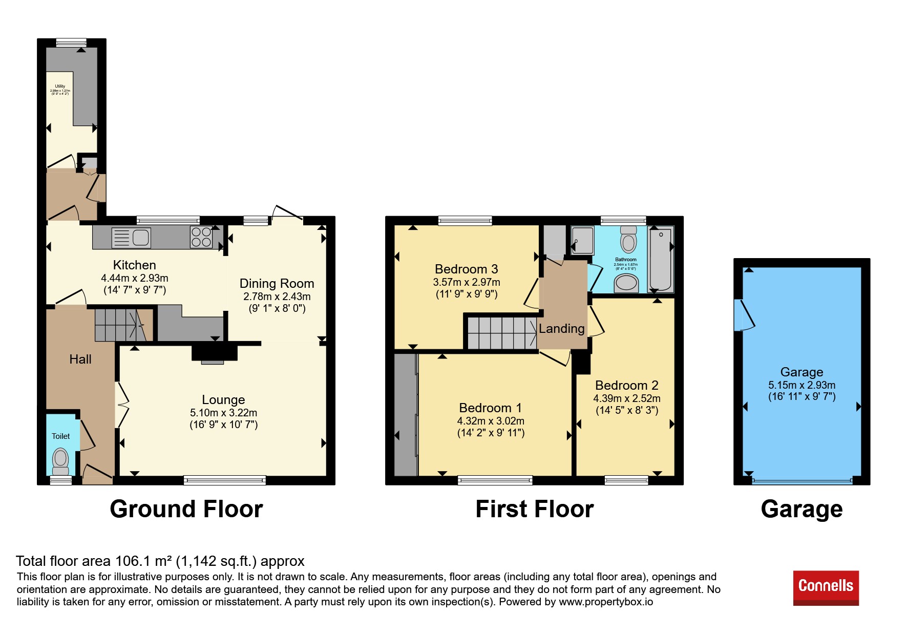 87, Archer Road, Stevenage floorplan