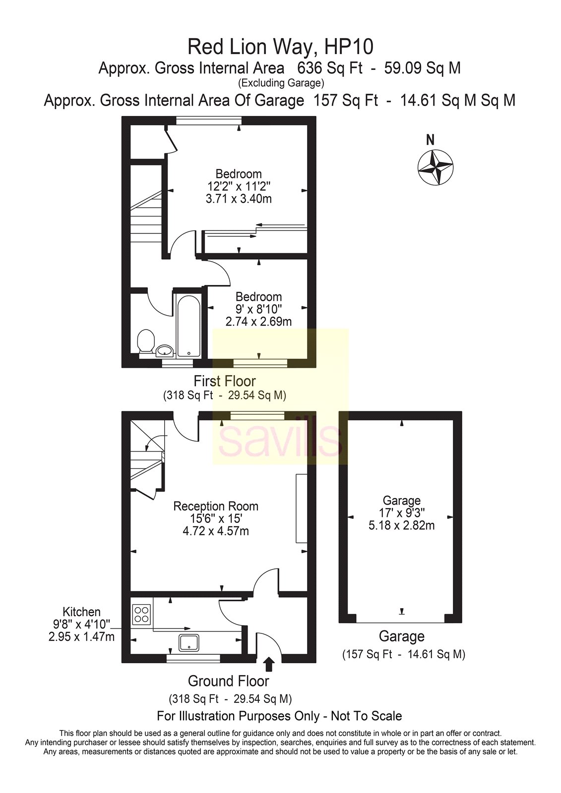 25, Red Lion Way, High Wycombe floorplan