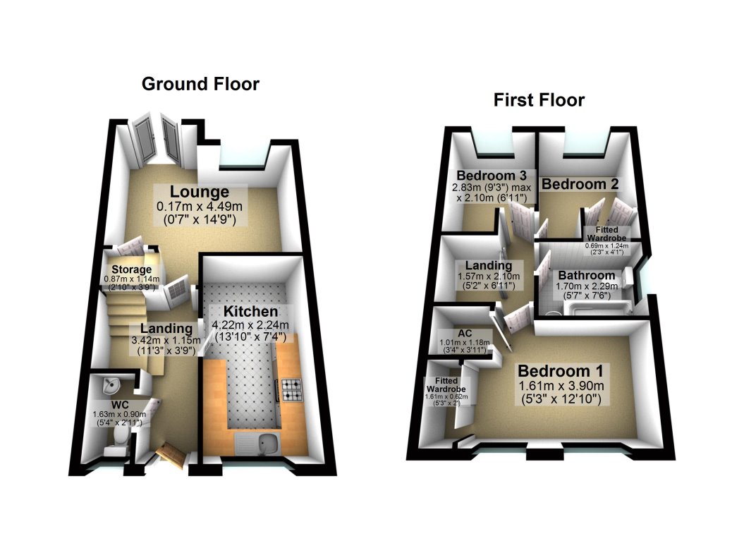 22, Thistle Gardens, Spalding floorplan