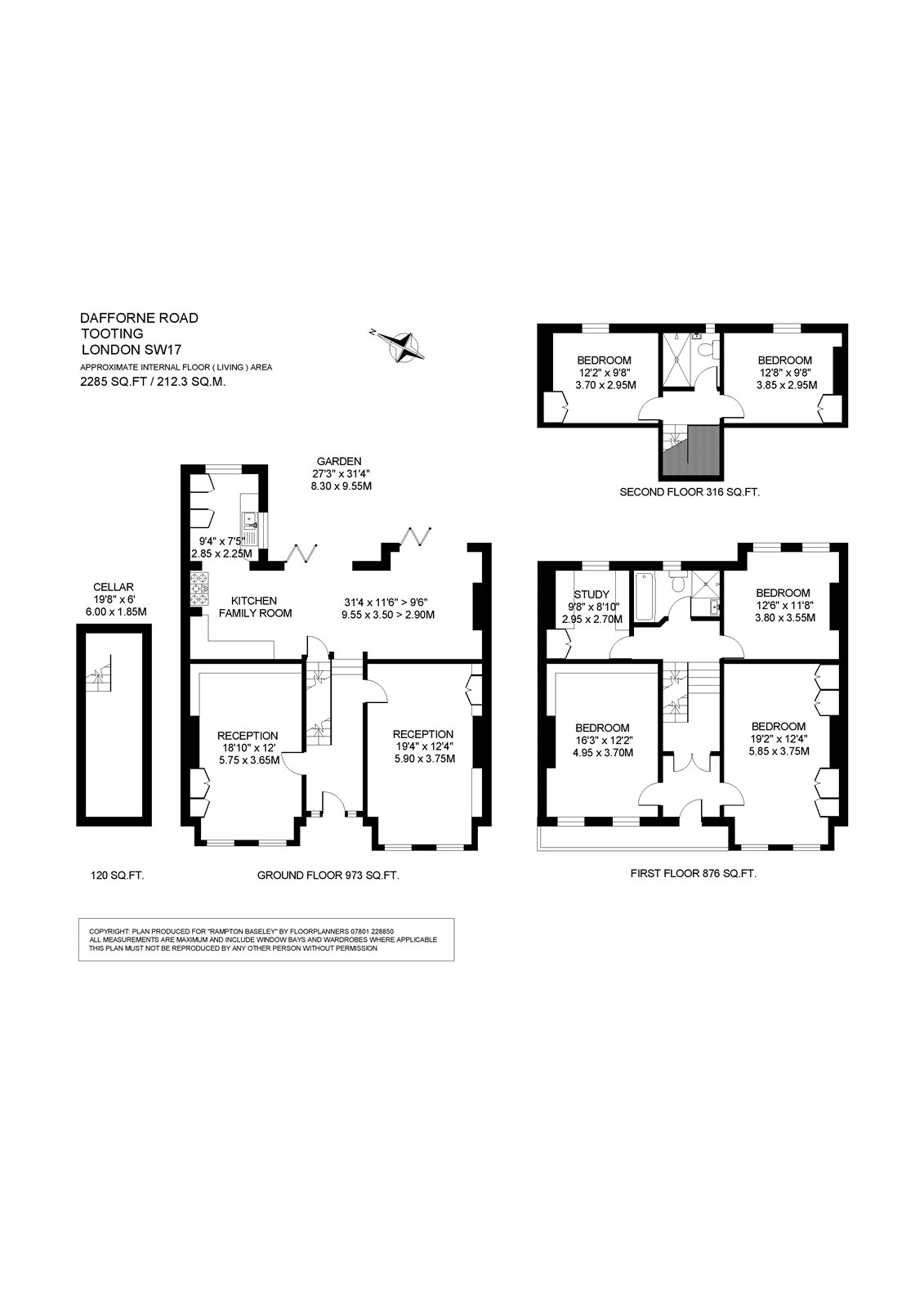 47, Dafforne Road, London floorplan