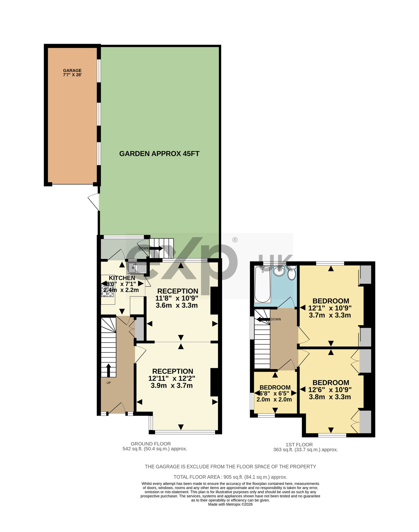 79, Sky Peals Road, Woodford Green floorplan