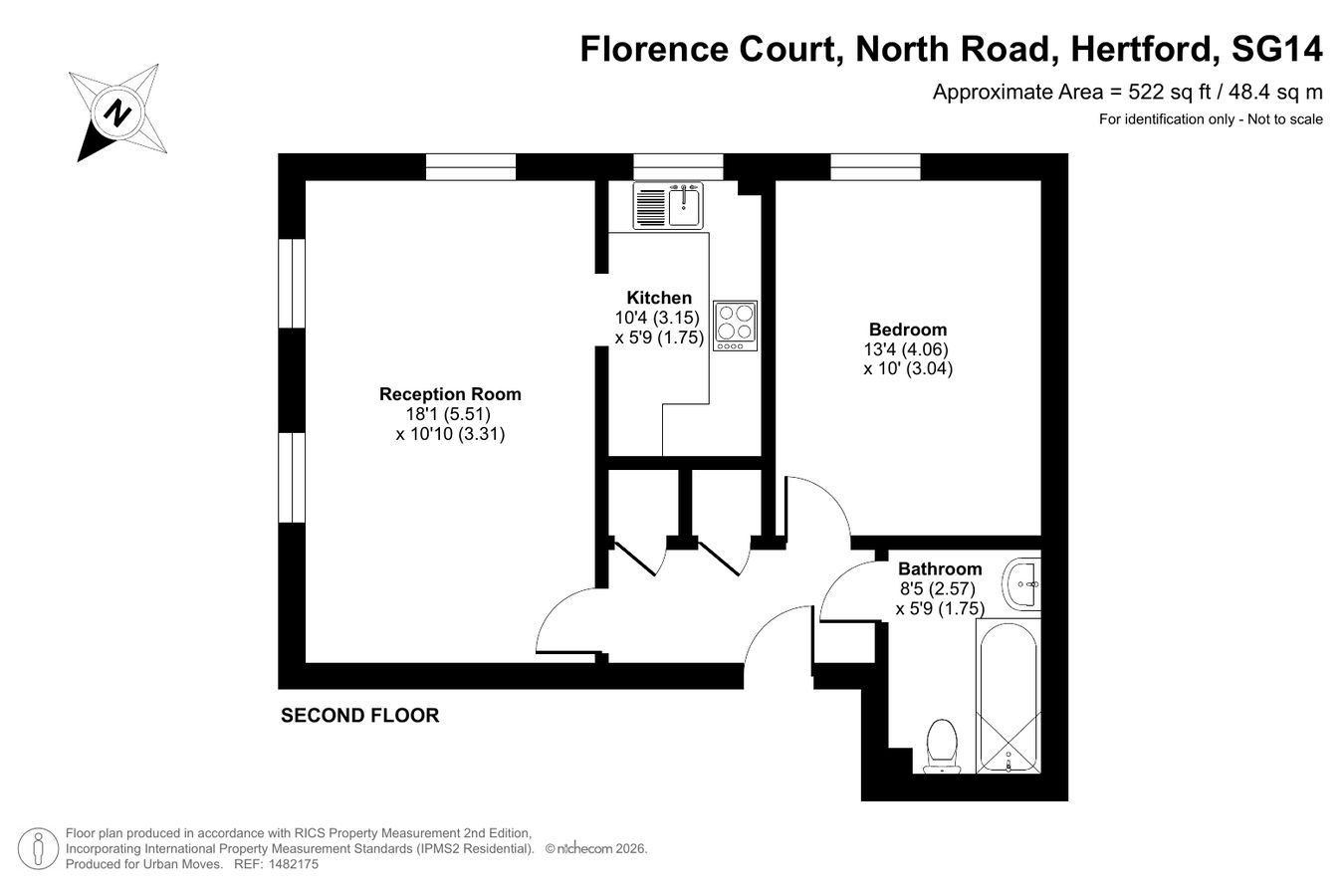 Flat Thirty, Florence Court, Hertford floorplan