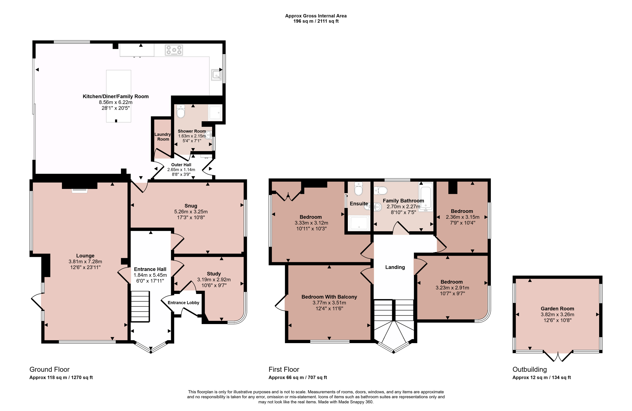 Four Trees, Spalding floorplan