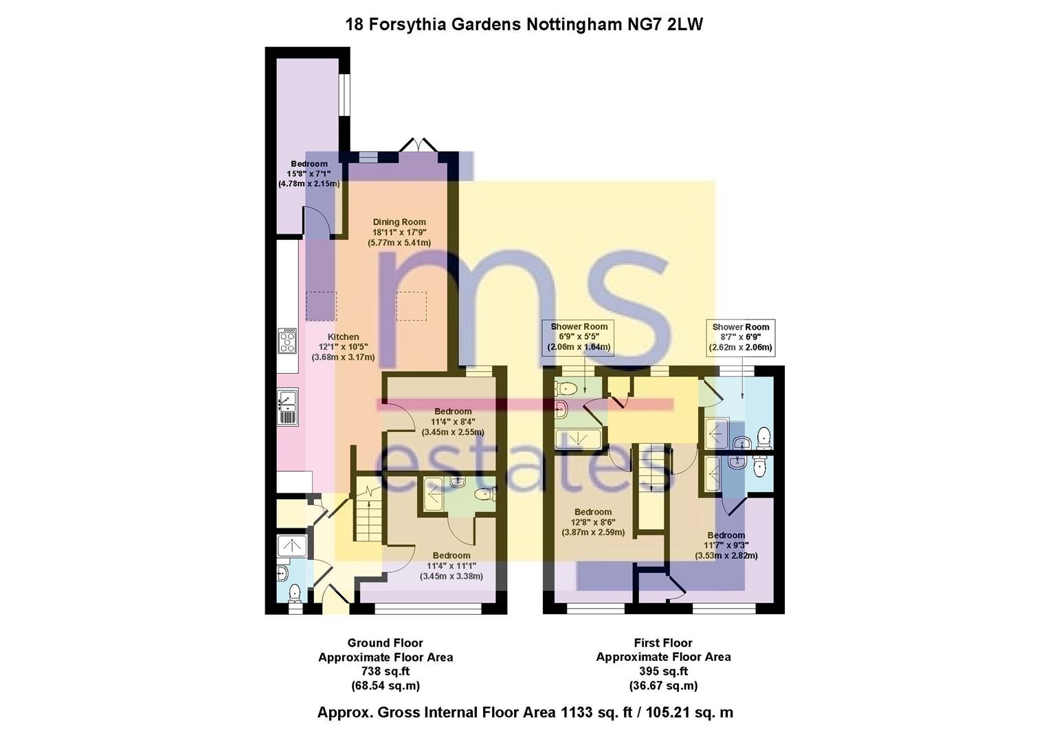 Forsythia Gardens, Nottingham floorplan