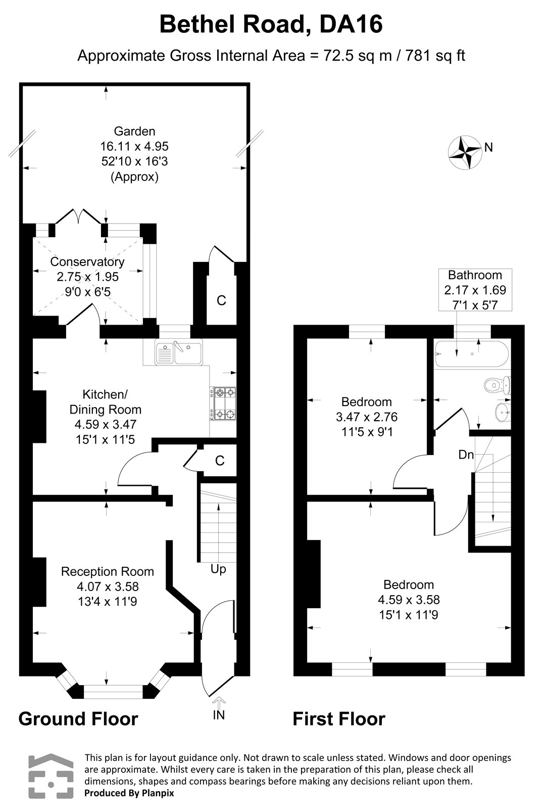 5, Bethel Road, Kent floorplan
