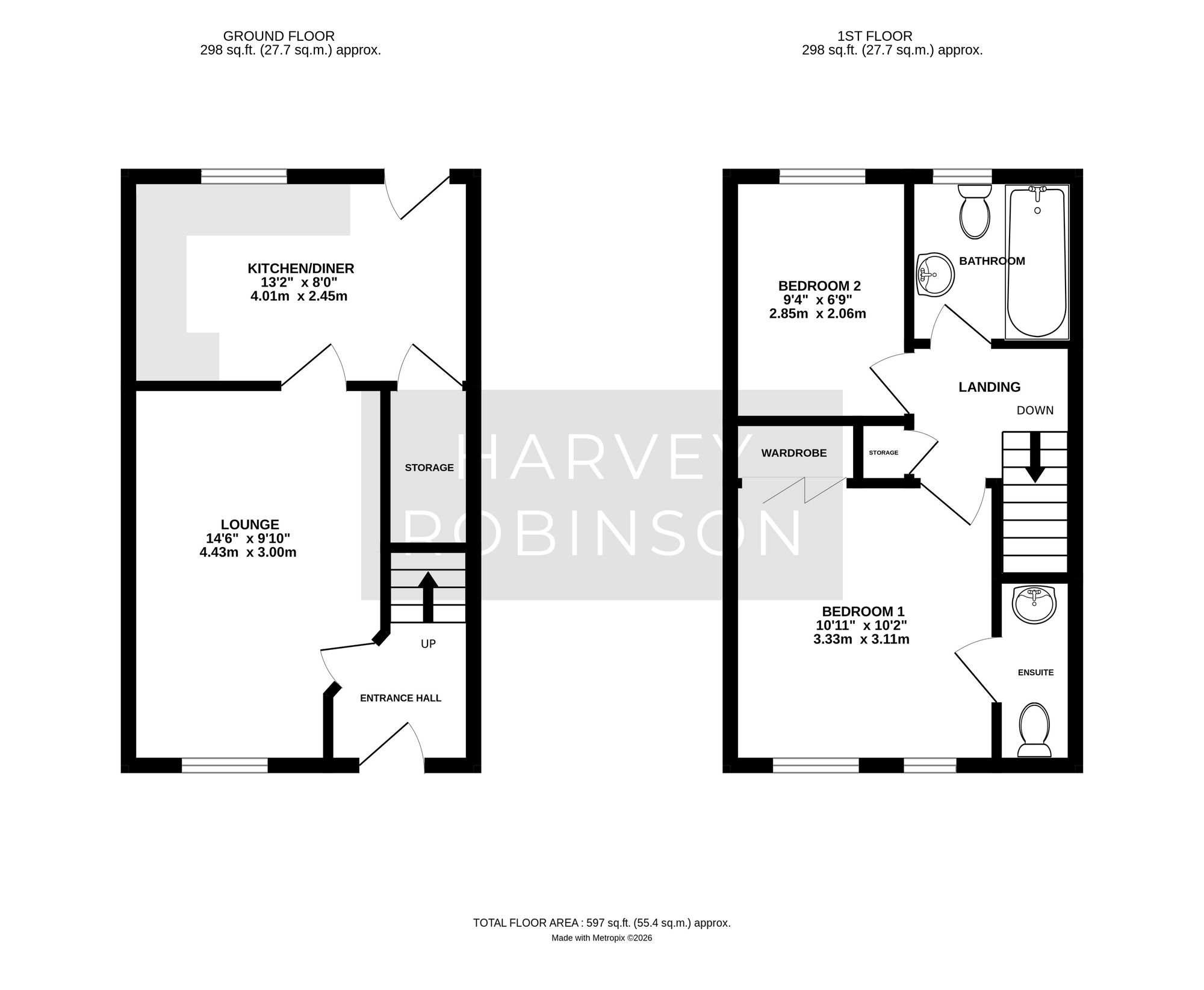35 Swift Close, St. Neots floorplan