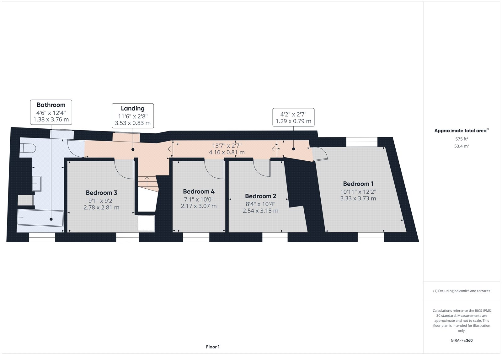 Church Cottage,, Pyworthy, Devon floorplan
