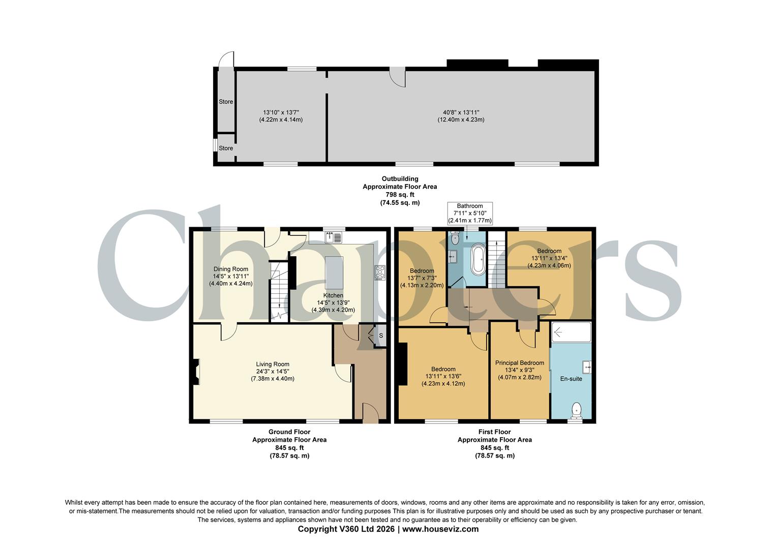17, Hubberton Green, Sowerby Bridge floorplan