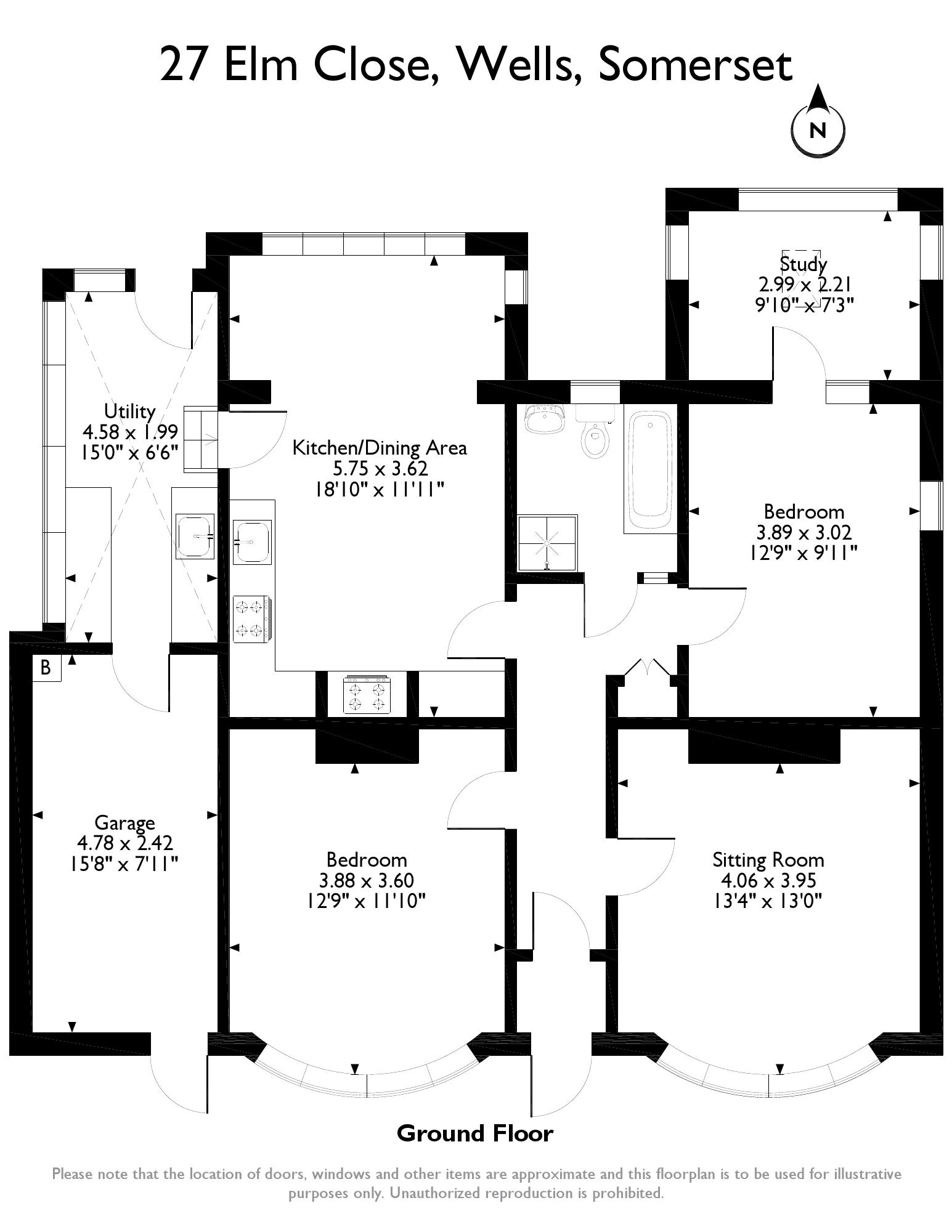 Elm Close, Wells BA5, 2 bedroom detached bungalow for sale 56662117