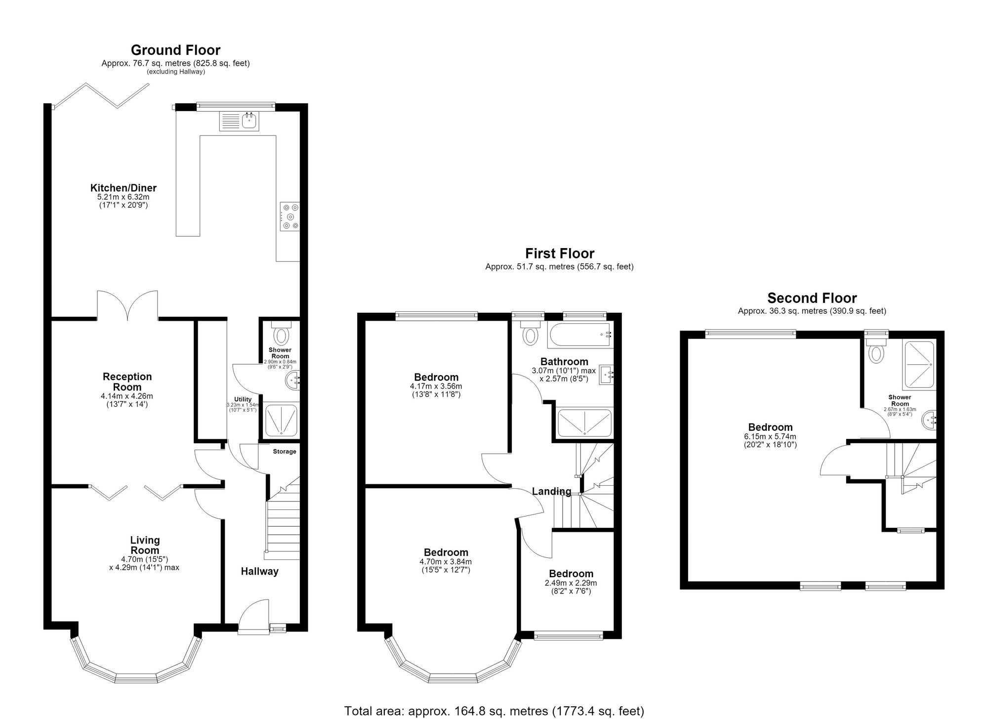 32 Preston Gardens, Ilford floorplan