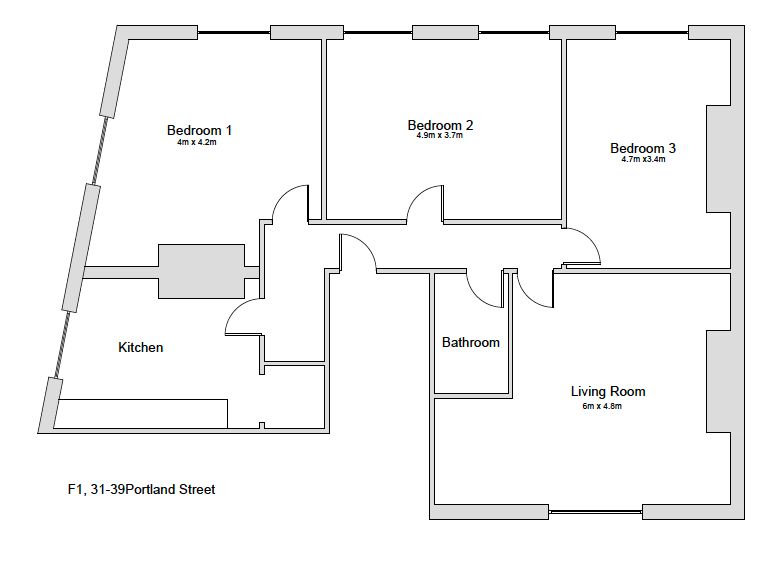 3 Bedrooms Flat to rent in Portland Street, Cheltenham GL52